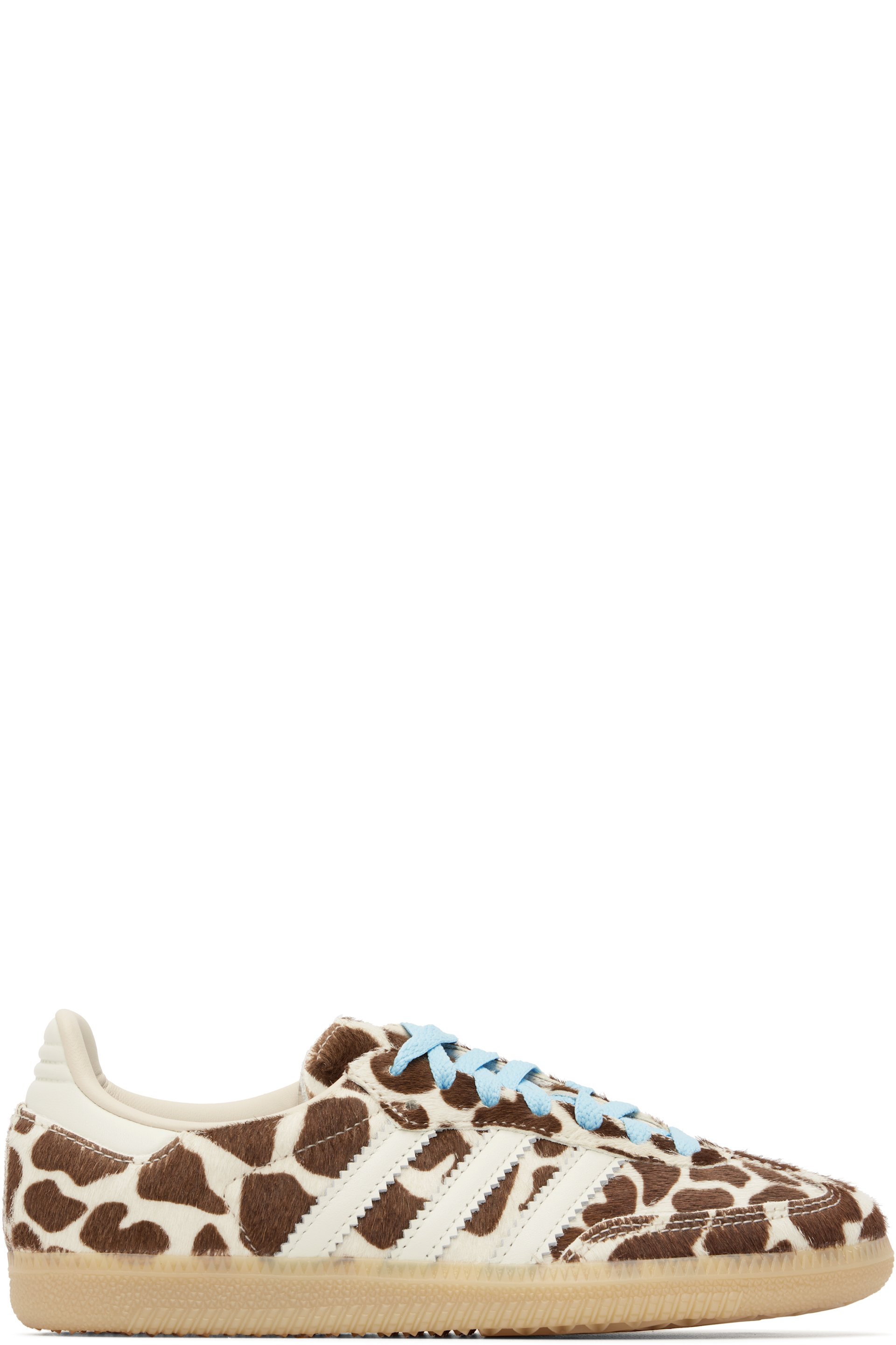 adidas Originals - Baskets Samba OG brun et blanc cassé