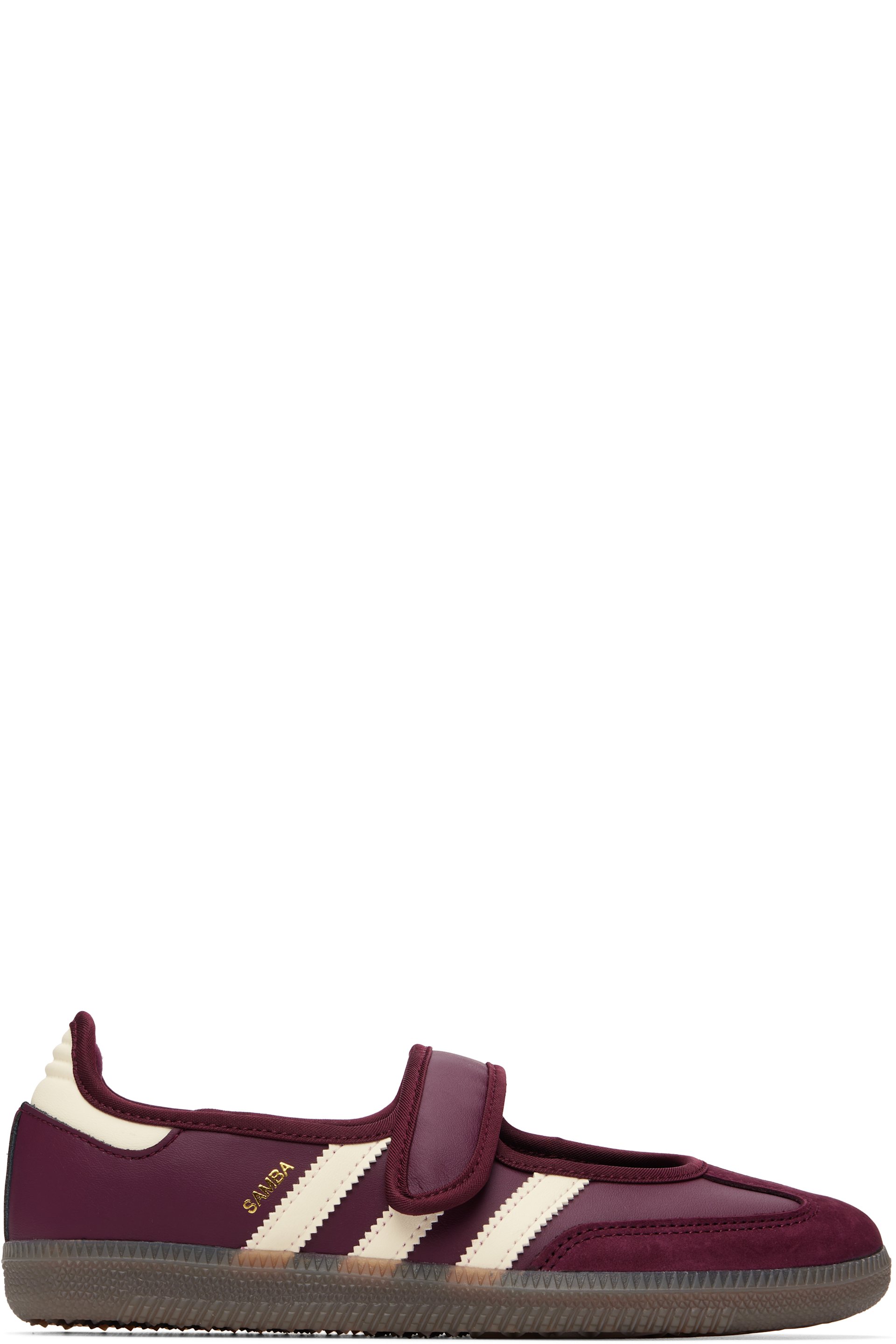 adidas Originals - Burgundy Samba Jane Sneakers
