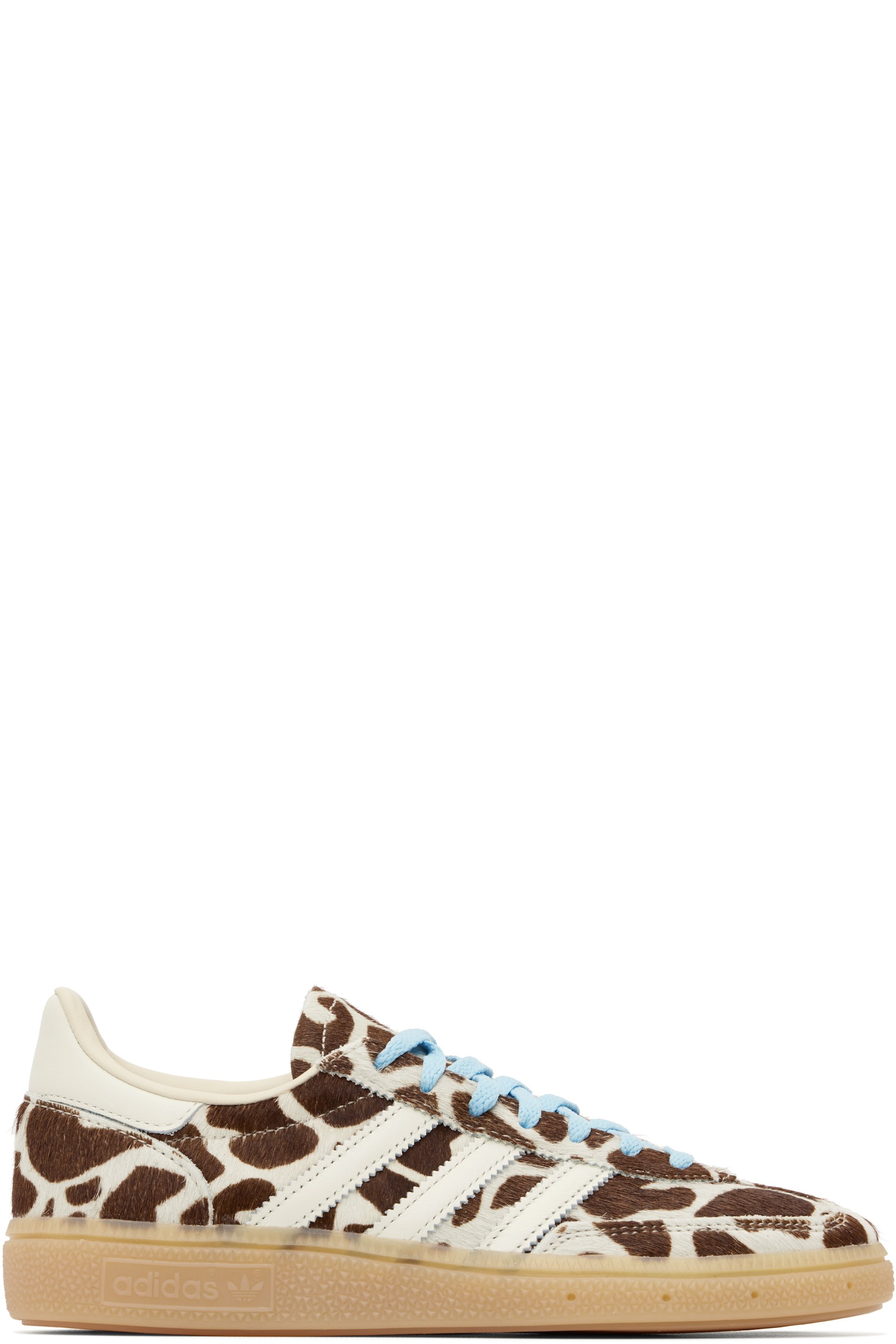 adidas Originals - Baskets Handball Spezial brun et blanc cassé