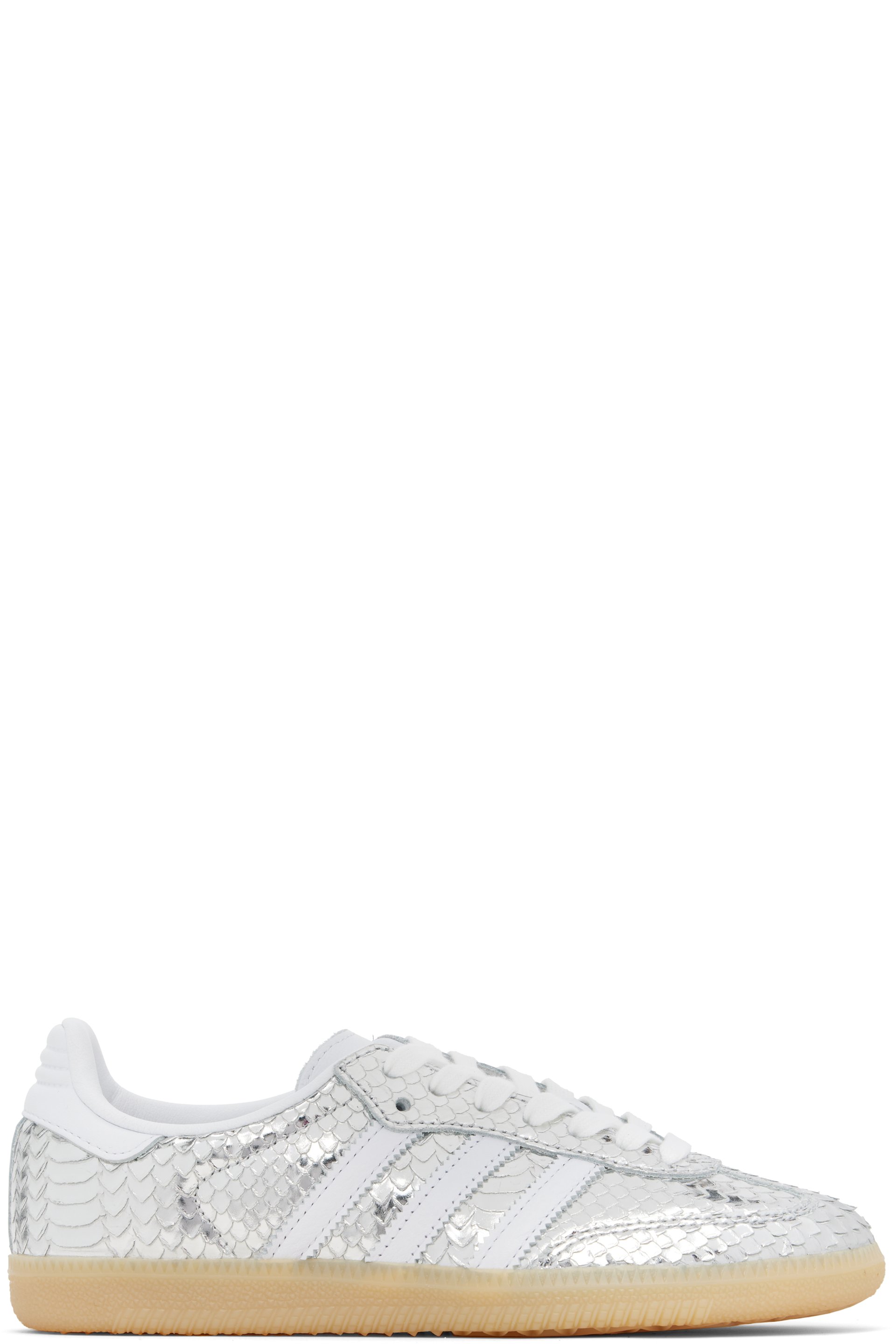 adidas Originals - Baskets Samba argentées