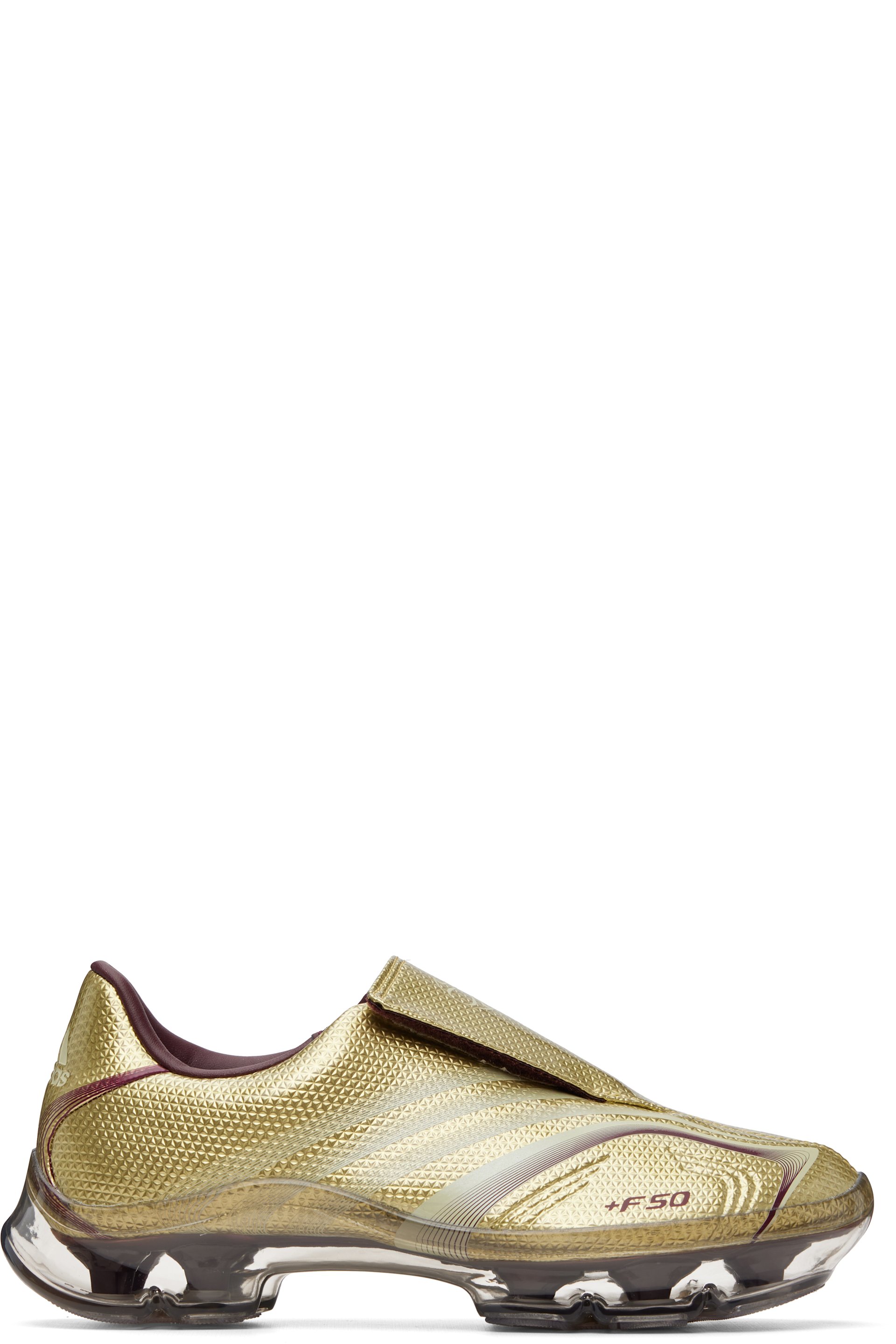adidas Originals - Baskets F50 Walkable dorées