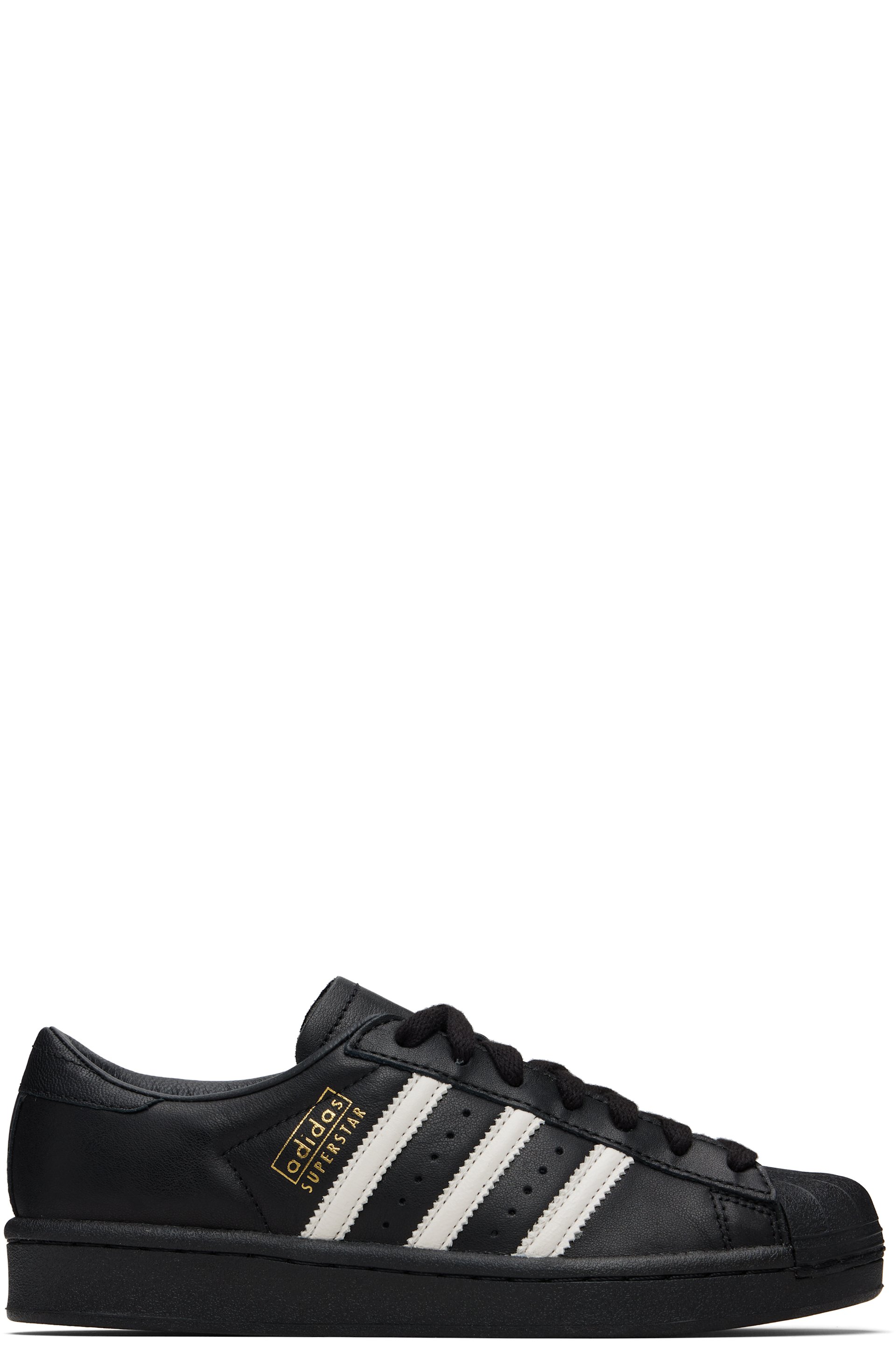 adidas Originals - Baskets rétro Superstar noires