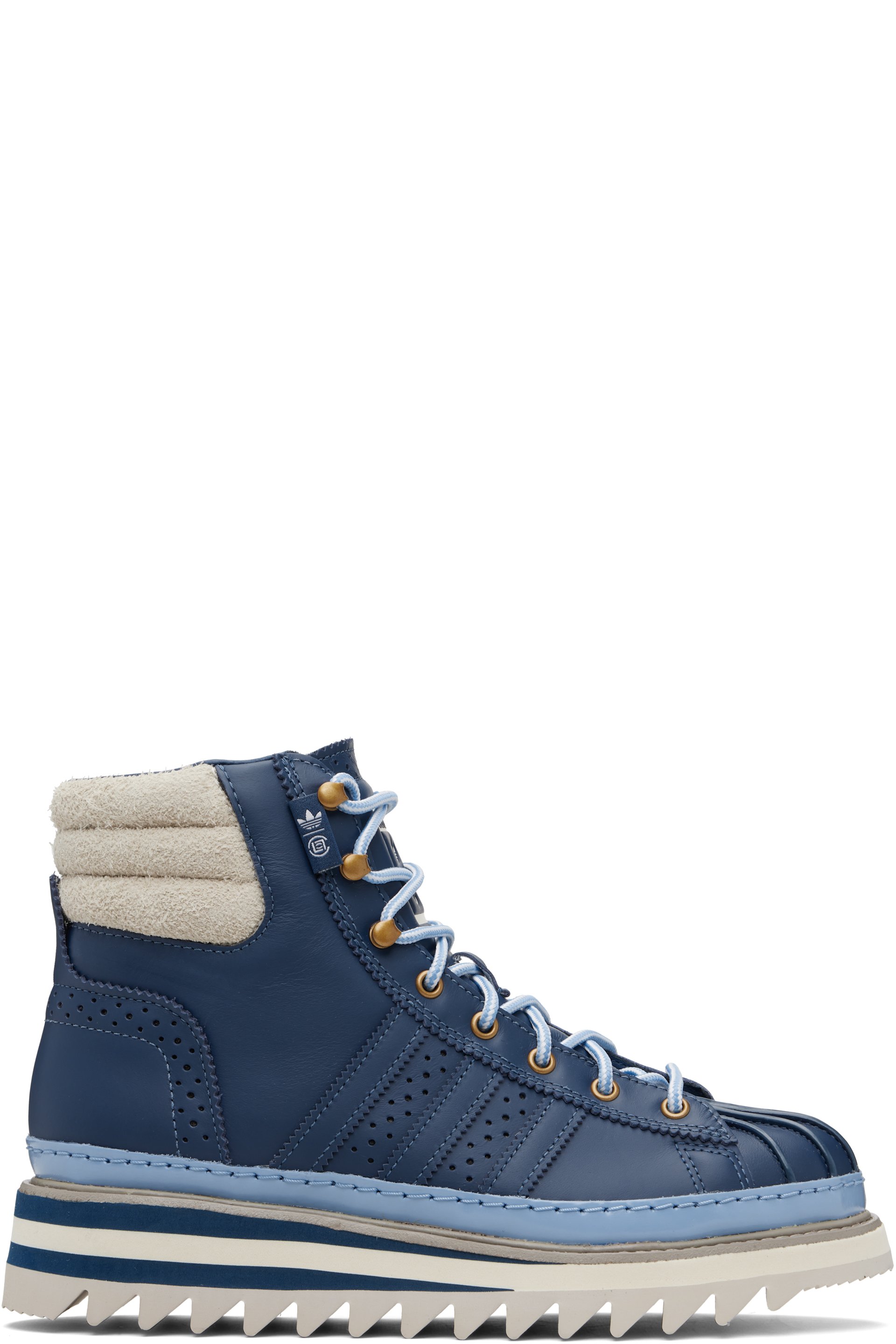 adidas Originals - Bottes CLOT Pro bleues édition Chen