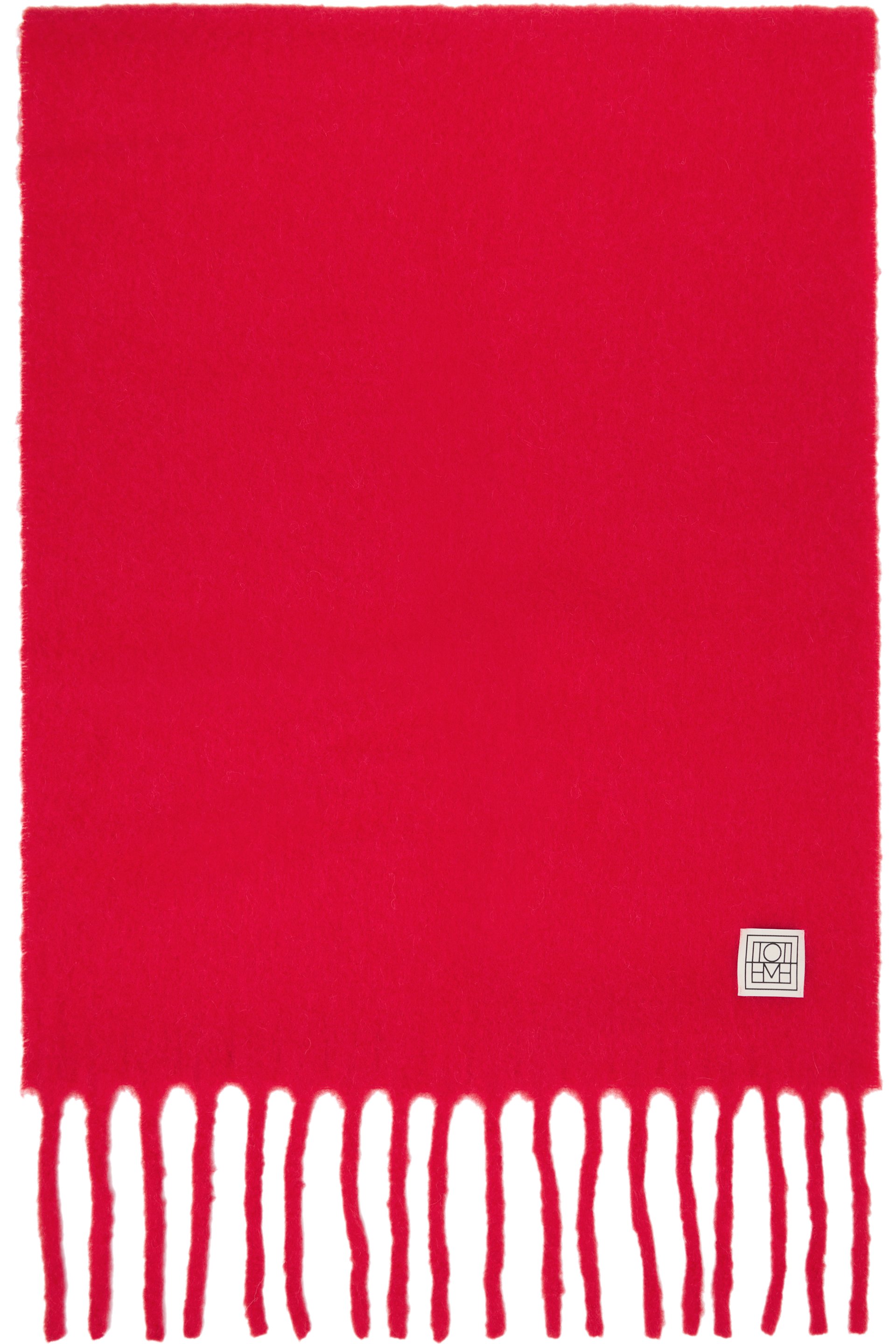 TOTEME - Écharpe Fuzzy rouge