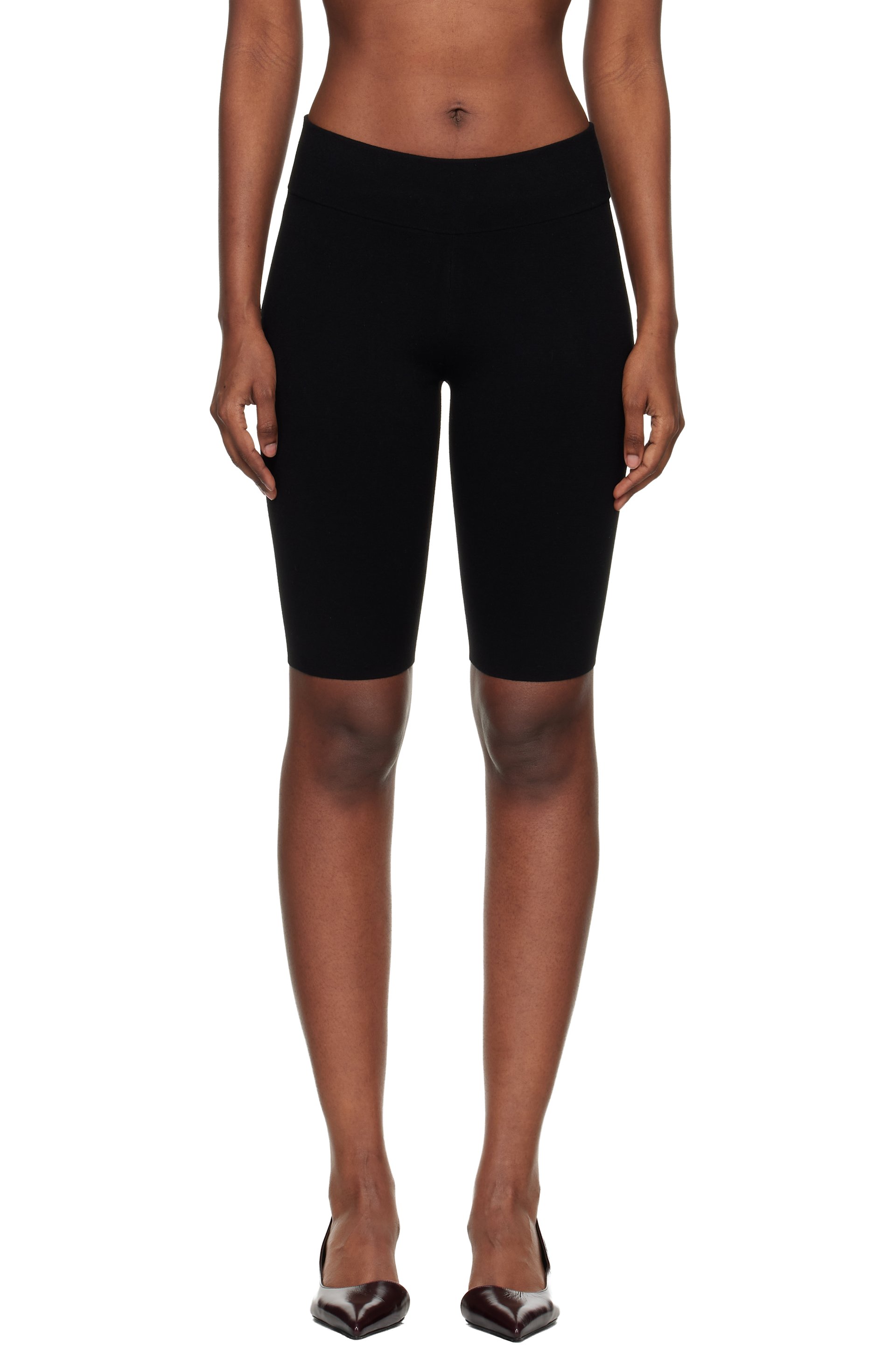 TOTEME - Short de style capri noir en tricot