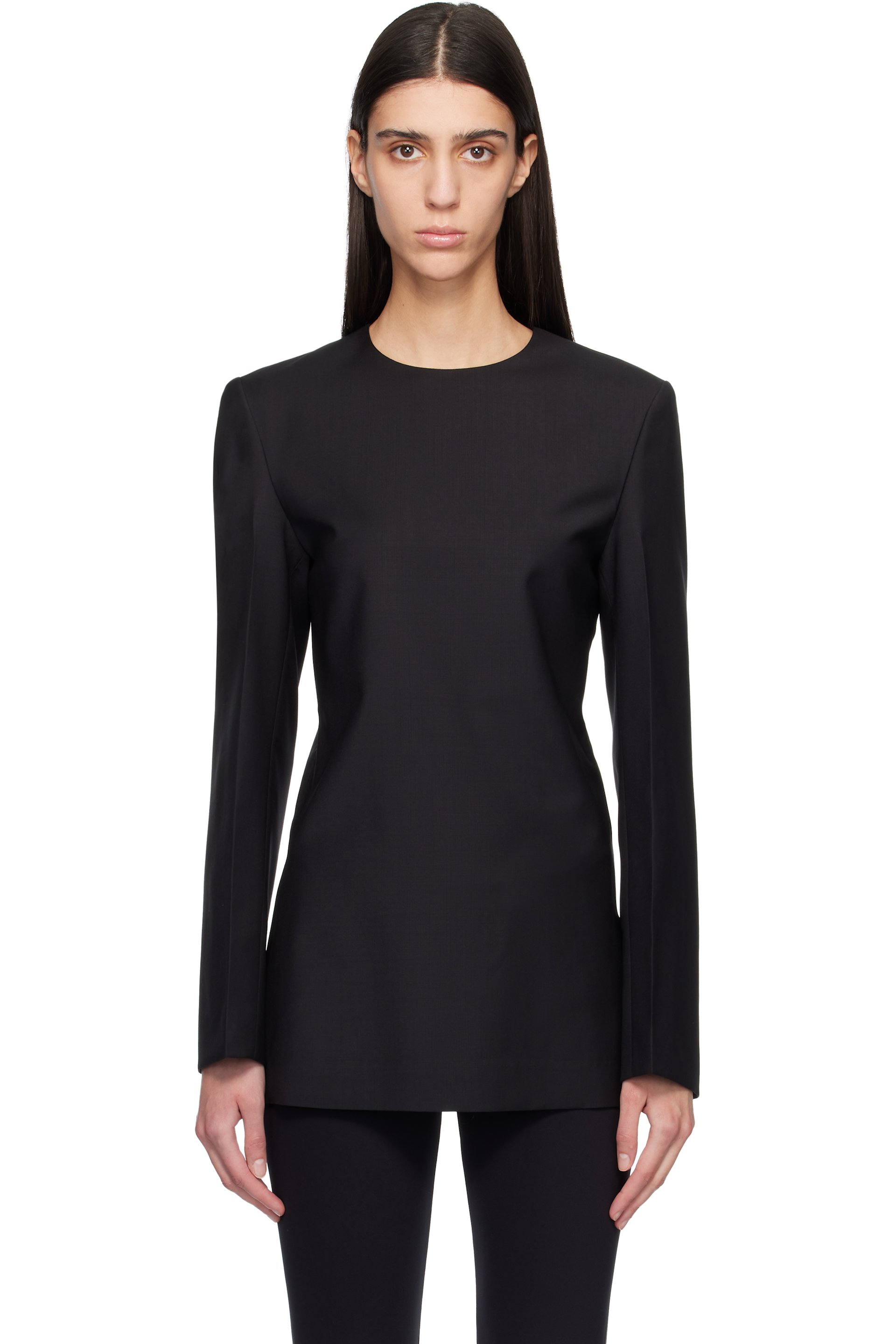 TOTEME - Black Tailored Dinner Blouse