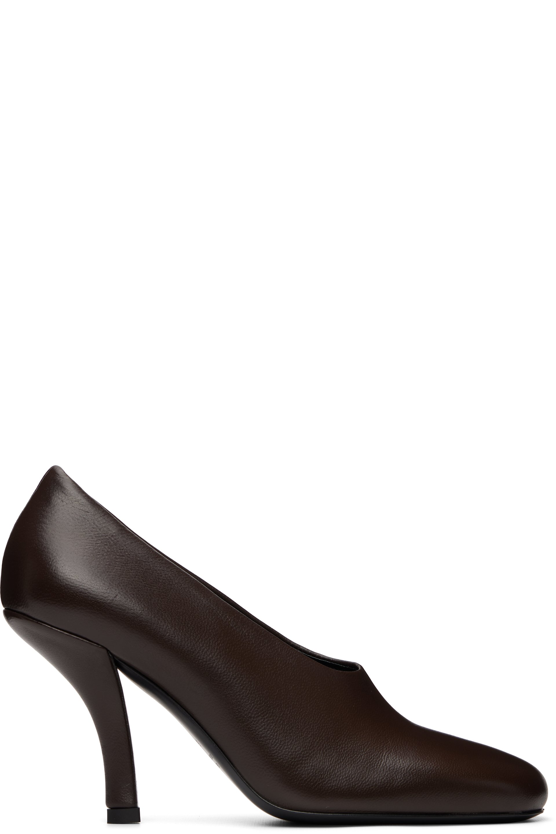 TOTEME - Brown Contour Nappa Heels