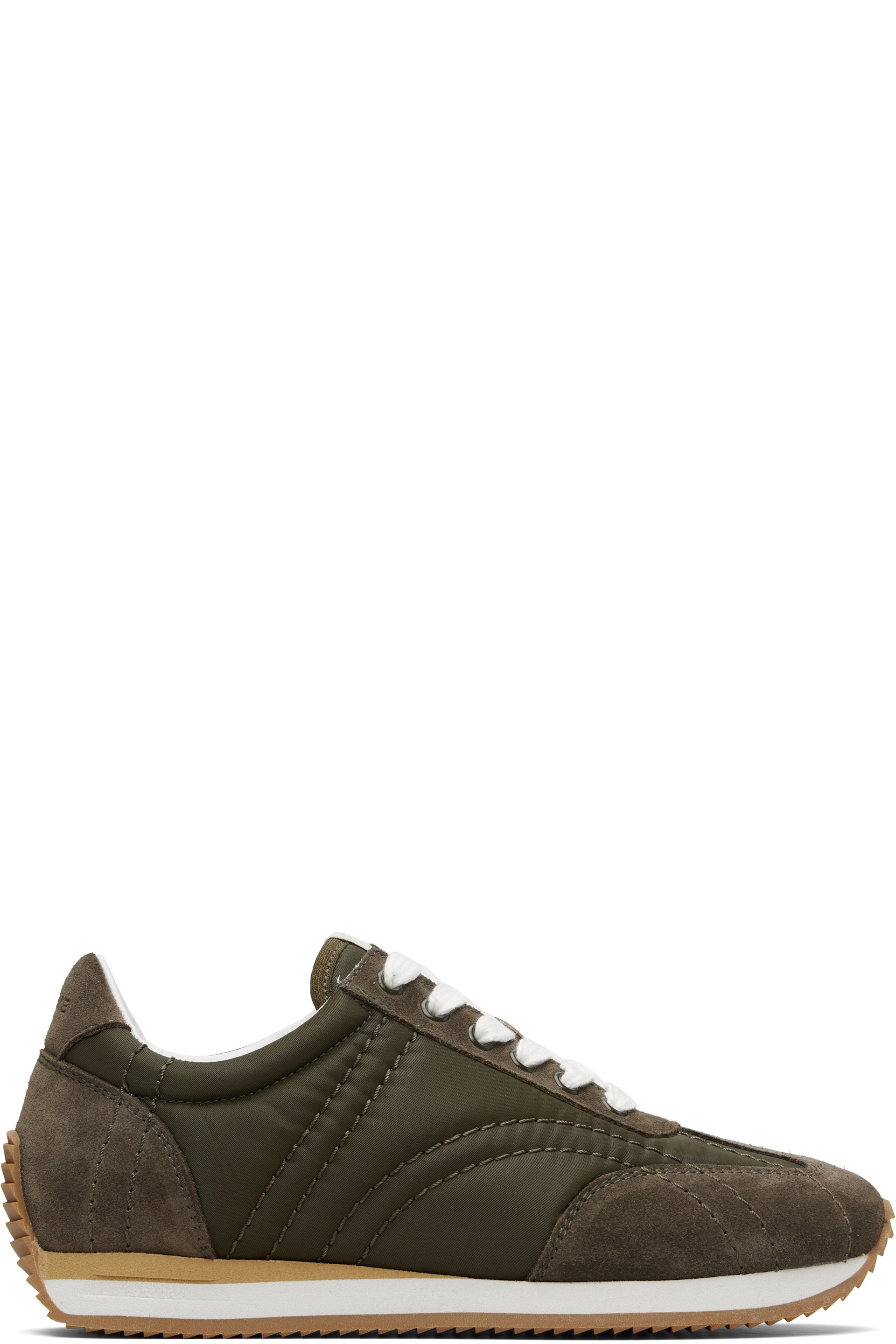 TOTEME - Baskets de sport kaki