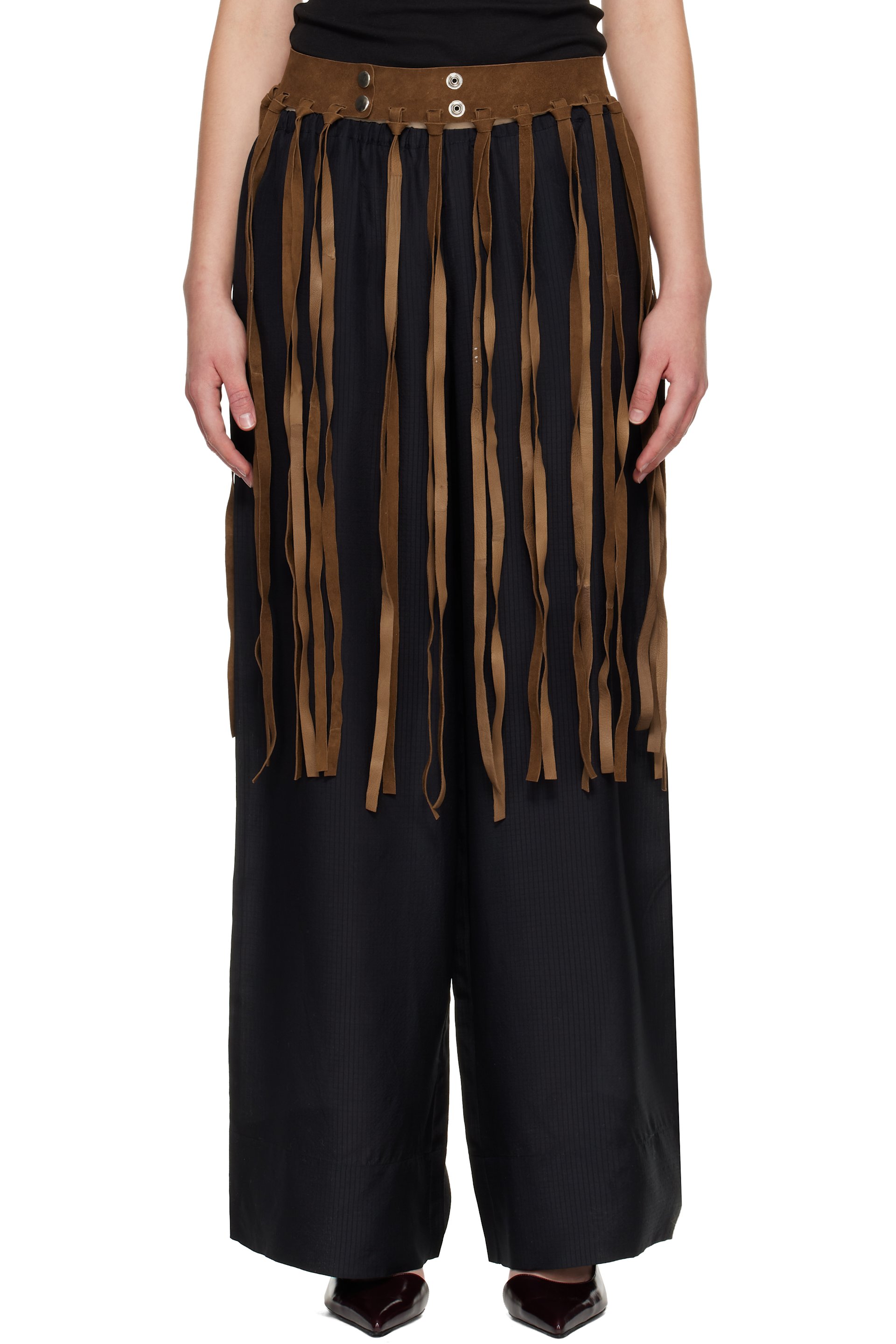 Maryam Nassir Zadeh - Ceinture Precious brun clair