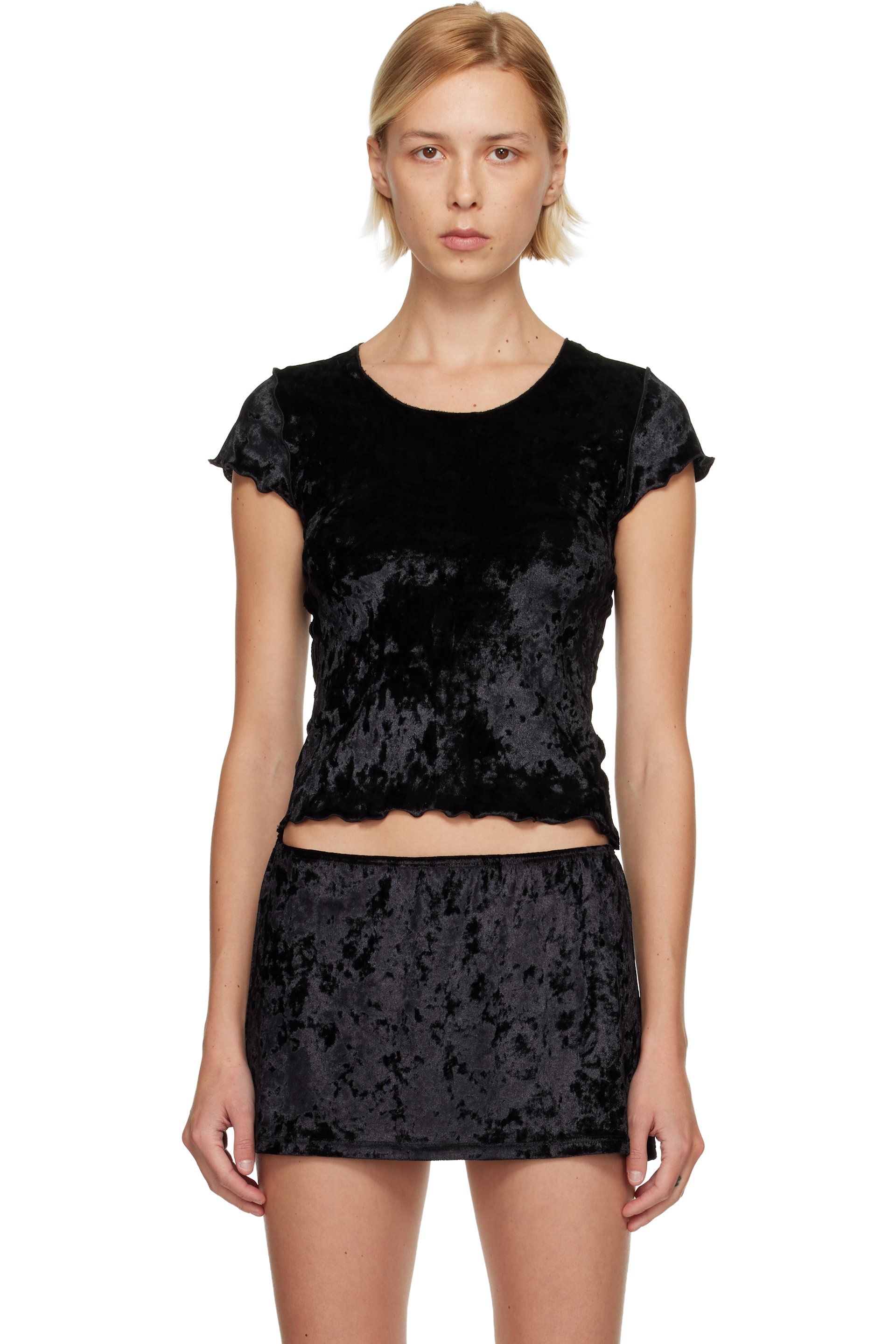 Maryam Nassir Zadeh - T-shirt Isla noir