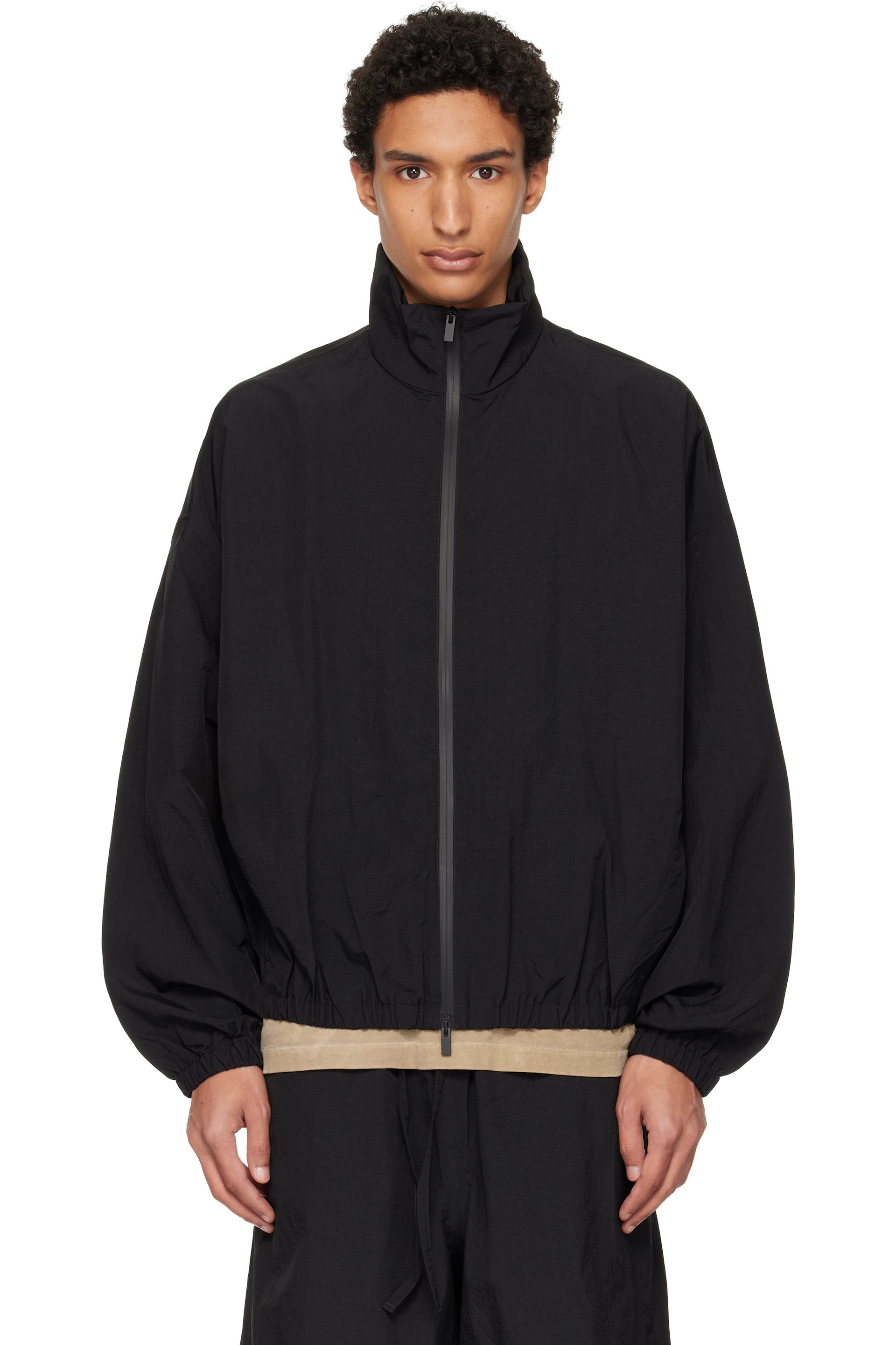 Fear of God - Black Nylon Ripstop Tech Track Jacket