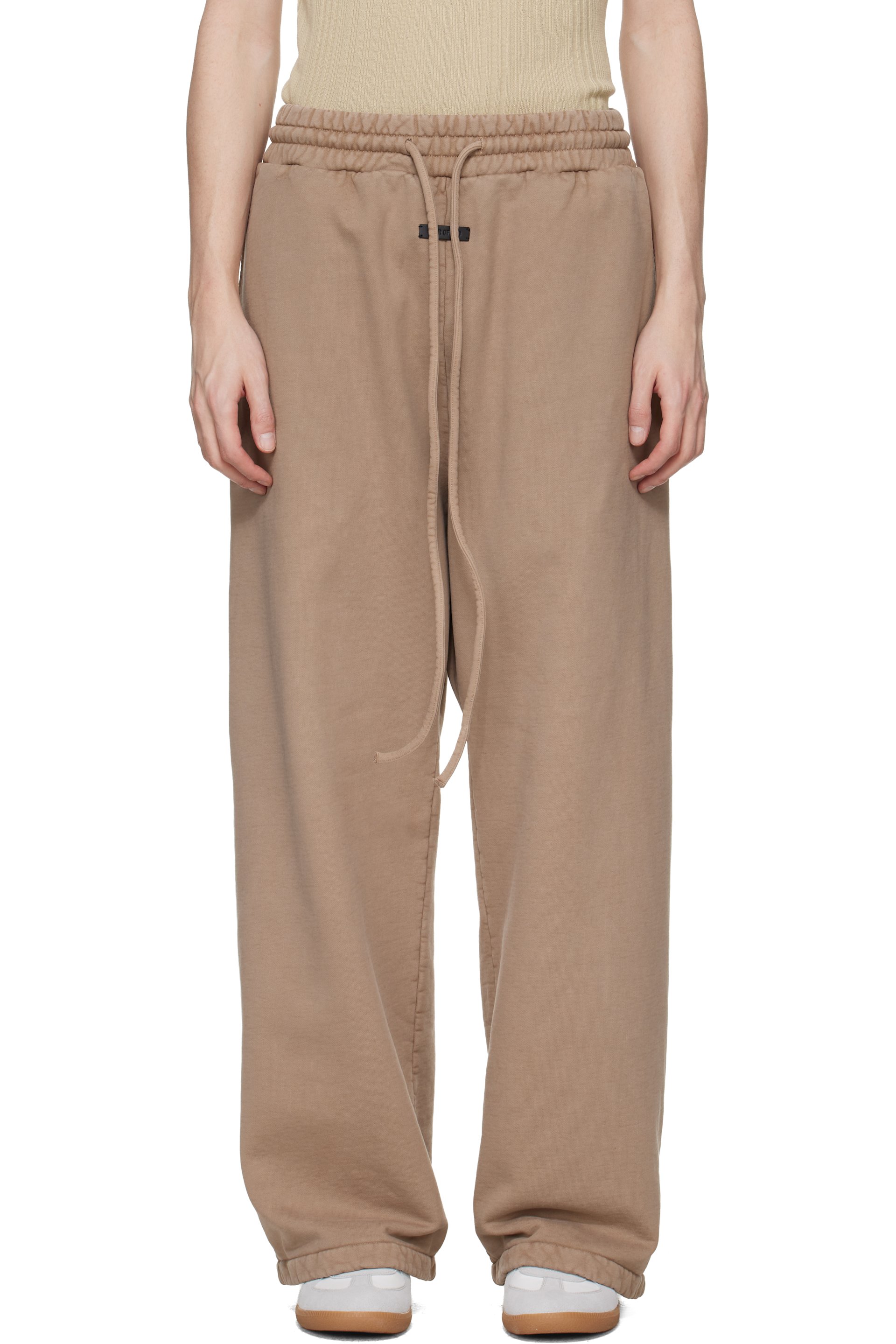 Fear of God - Beige Sunfaded Wide Leg Sweatpants