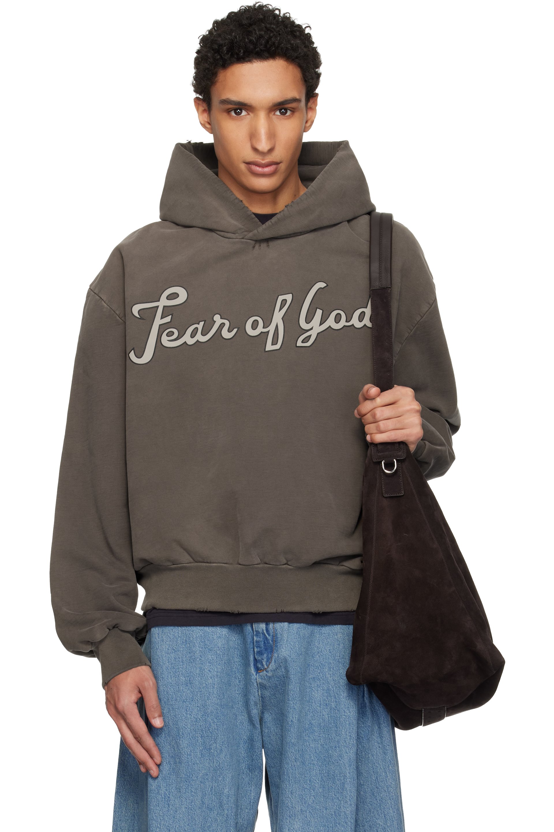 Fear of God - Brown '26' Classic Half Raglan Hoodie