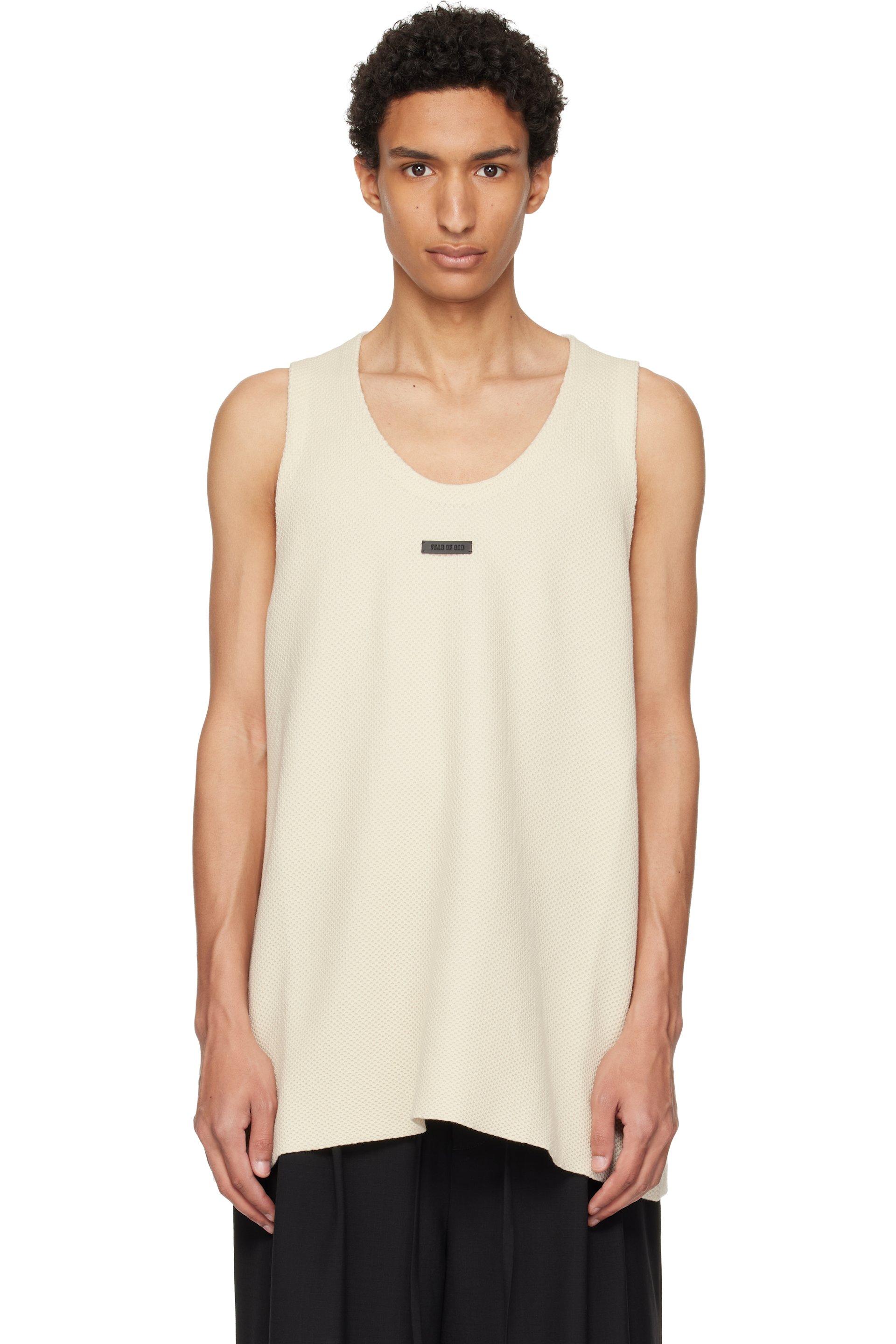 Fear of God - Off-White Knitted Tank Top