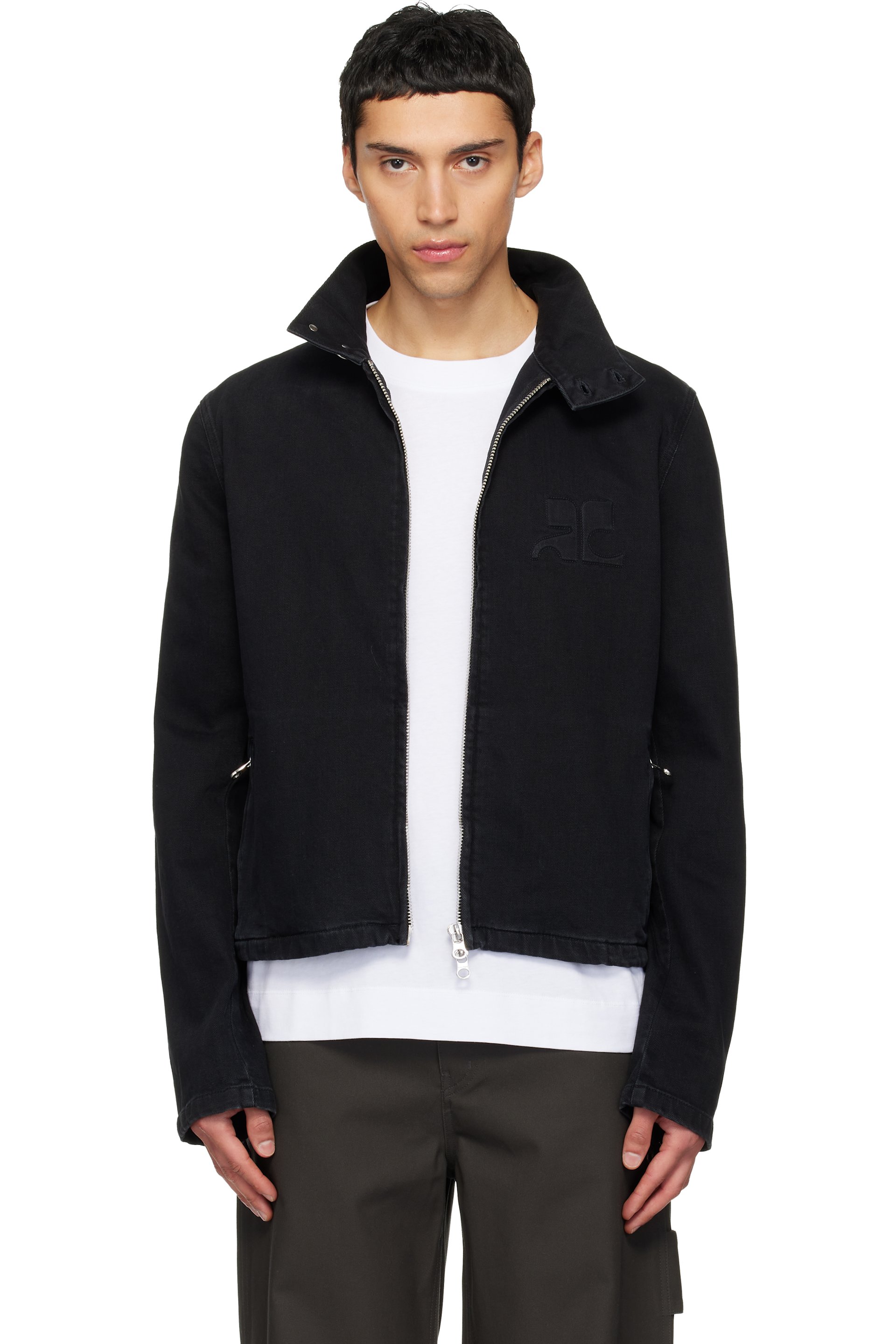 Courrèges - Black City Shadow Denim Jacket
