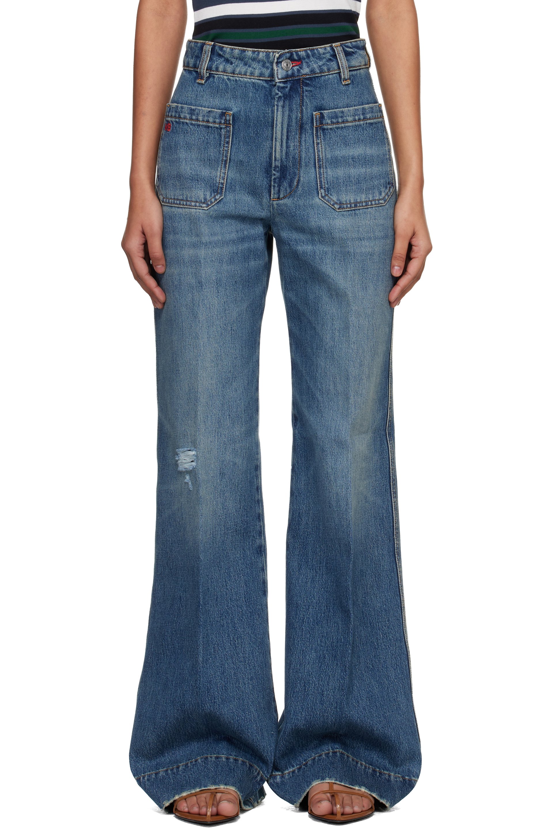 Victoria Beckham - Jean Alina bleu