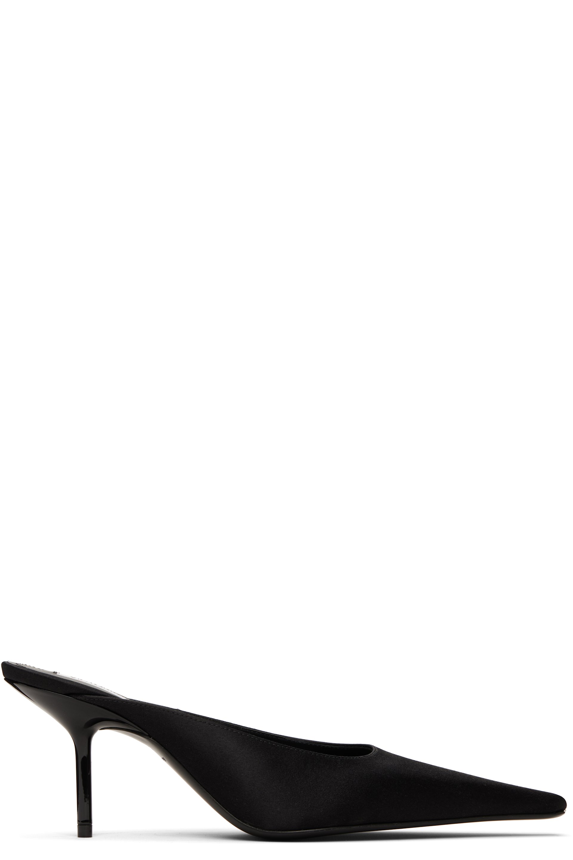 Victoria Beckham - Mules à talon aiguille Sloan noires