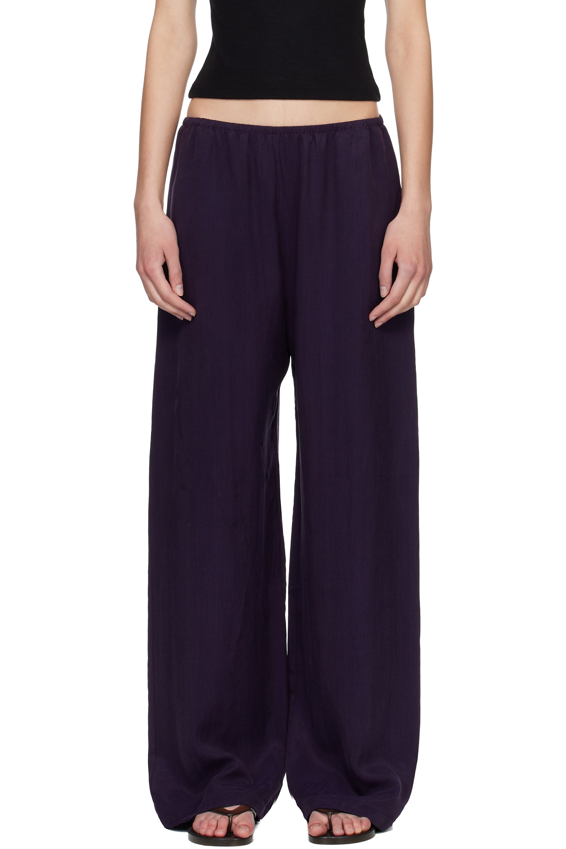 LESET - Purple Kim Pocket Trousers