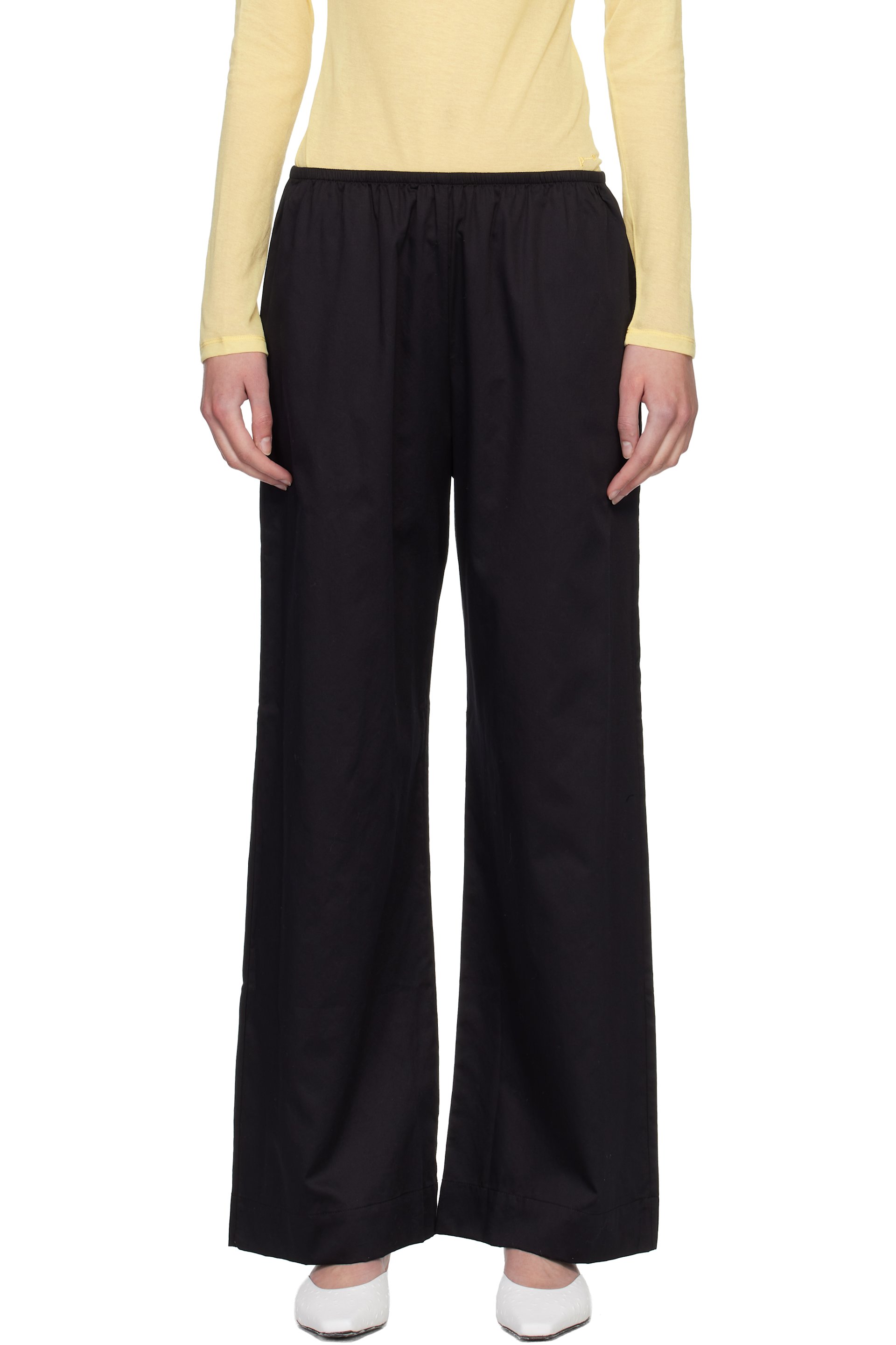 LESET - Black Yoko Pocket Trousers