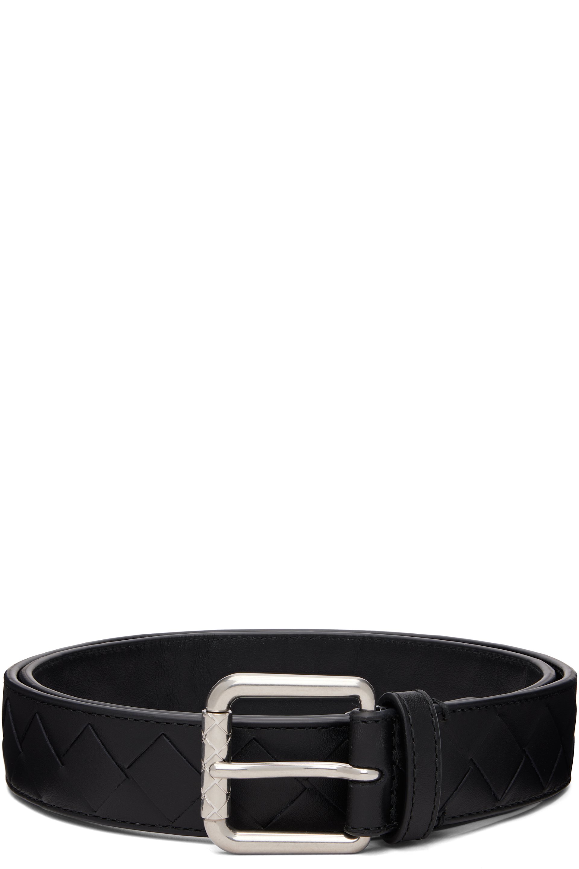 Bottega Veneta - Black Intrecciato Belt