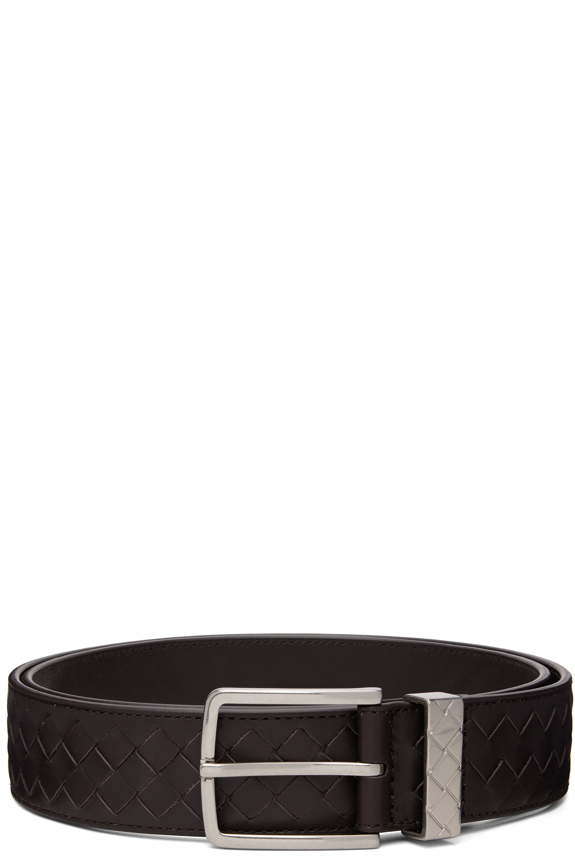 Bottega Veneta - Brown Intrecciato Belt