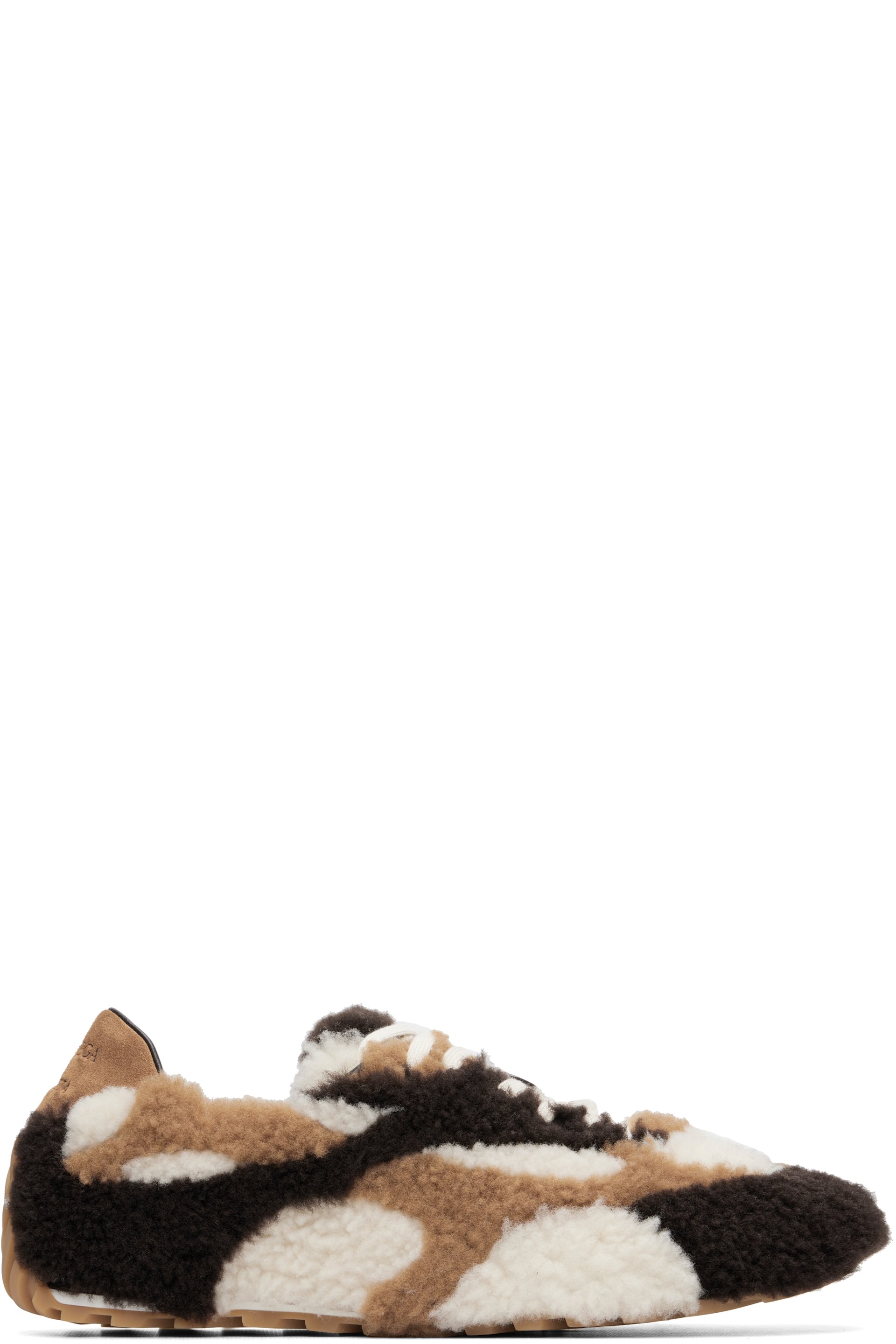 Bottega Veneta - Brown & Off-White Orbit Flash Sneakers