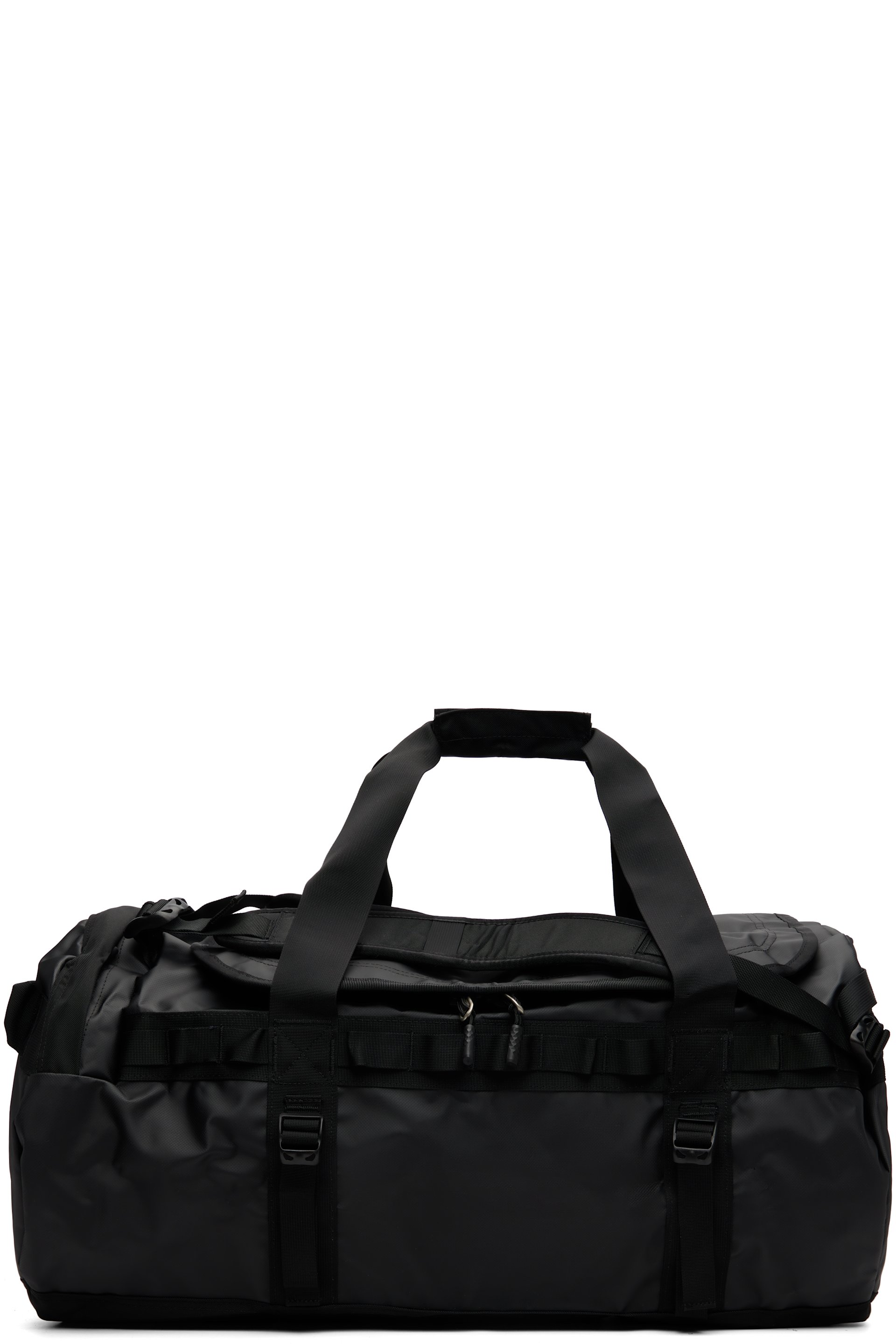 The North Face - Moyen sac de sport transformable noir en canevas Base Camp