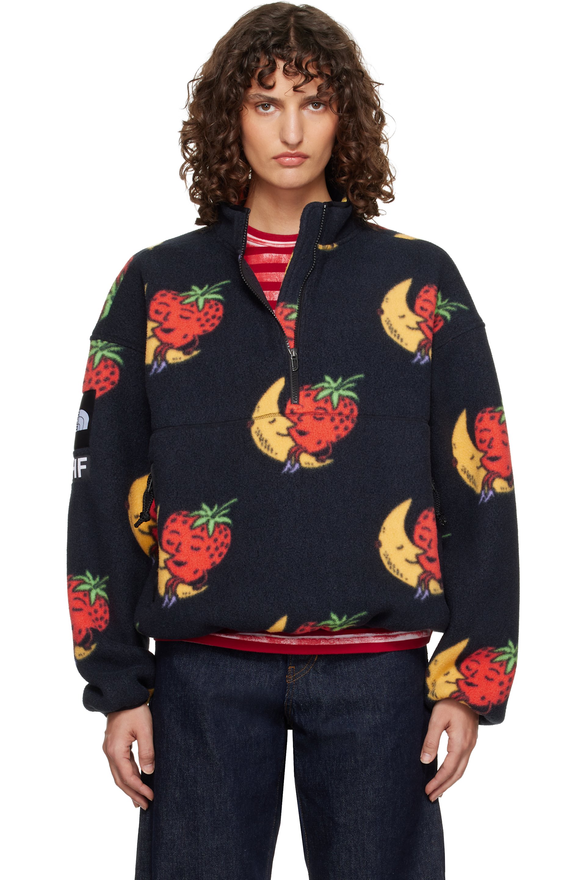 The North Face - Black Sky High Farm Edition Fleece Half-Zip Sweatshirt
