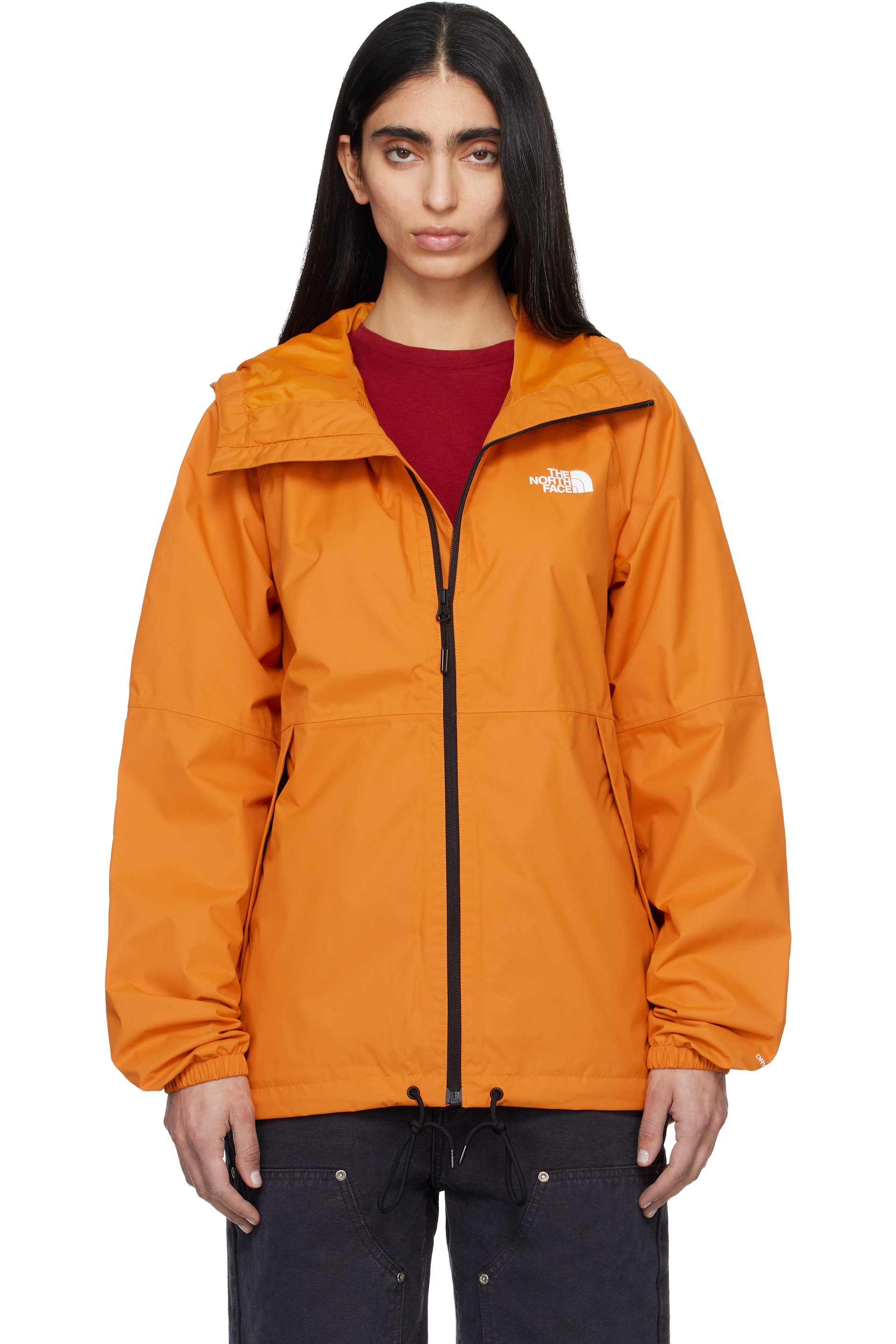 The North Face - Orange Antora Rain Hoodie Jacket