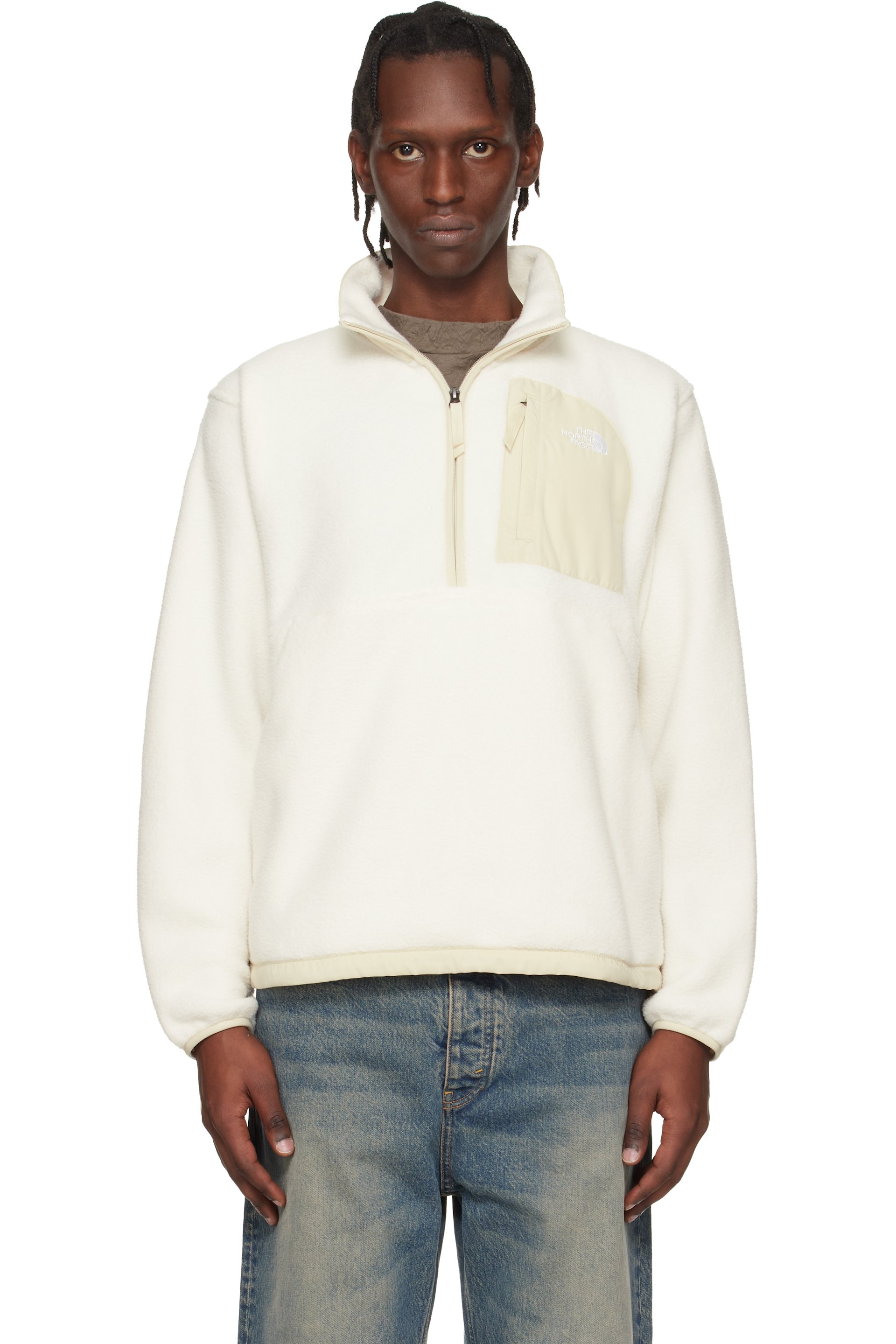 The North Face - Off-White Yumiori Off Peak 1/2-Zip Jacket