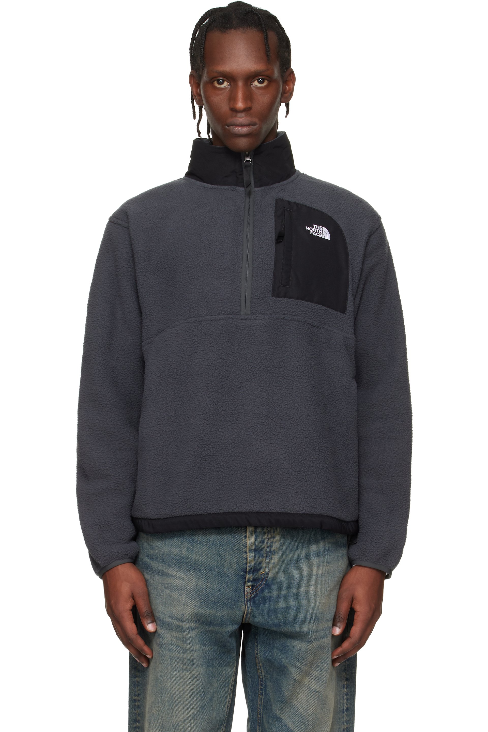 The North Face - Gray Yumiori Off Peak 1/2-Zip Jacket