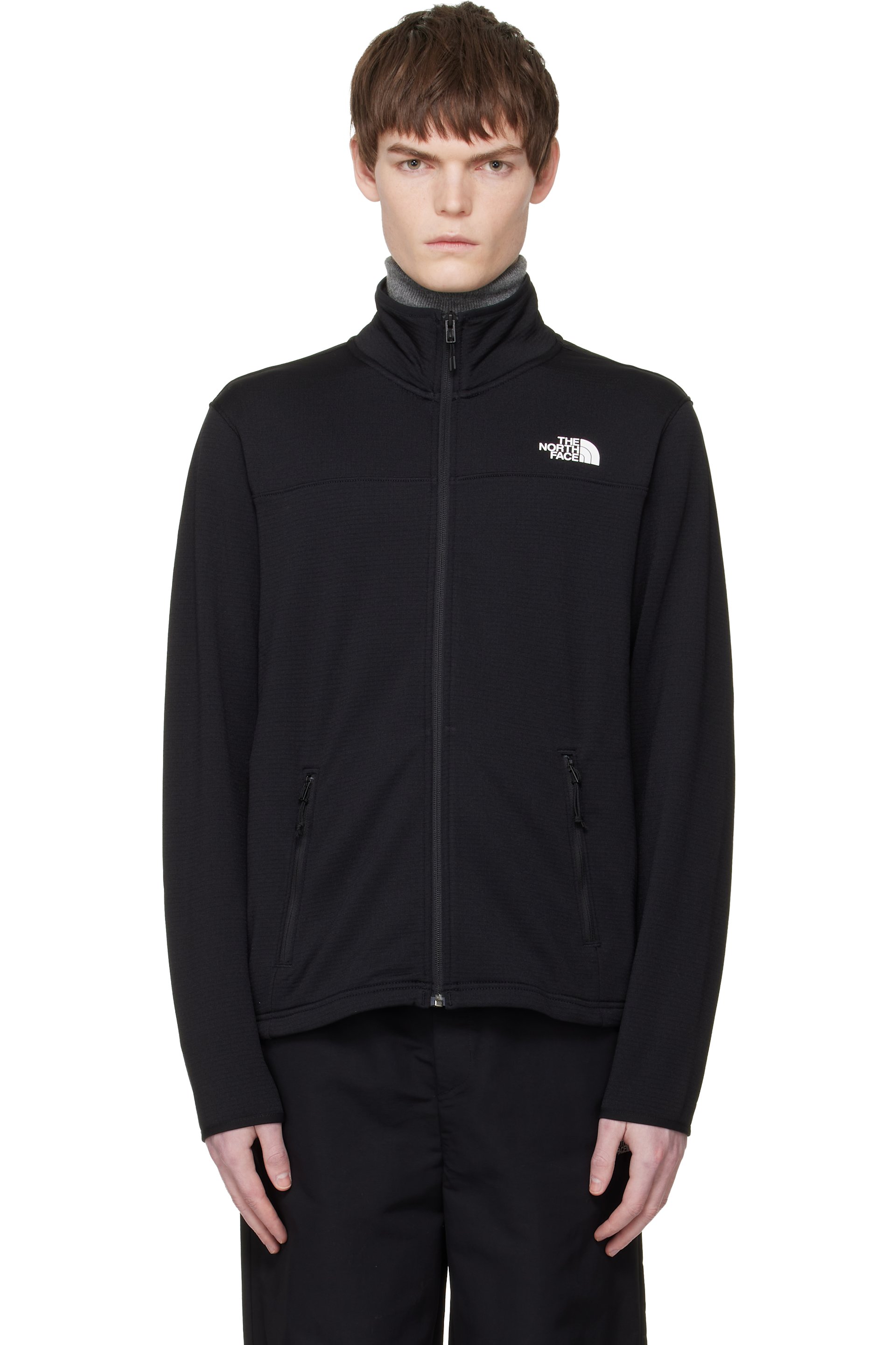 The North Face - Black Cedar Trail Grid Fleece Full-Zip Jacket