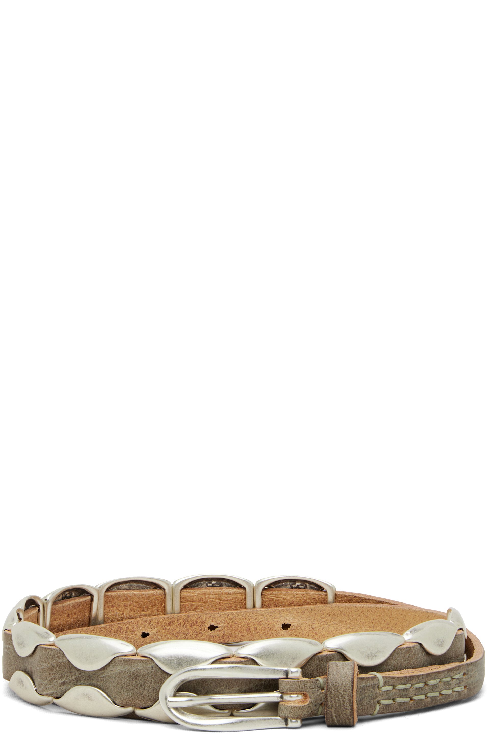 OUR LEGACY - Ceinture Billow grise