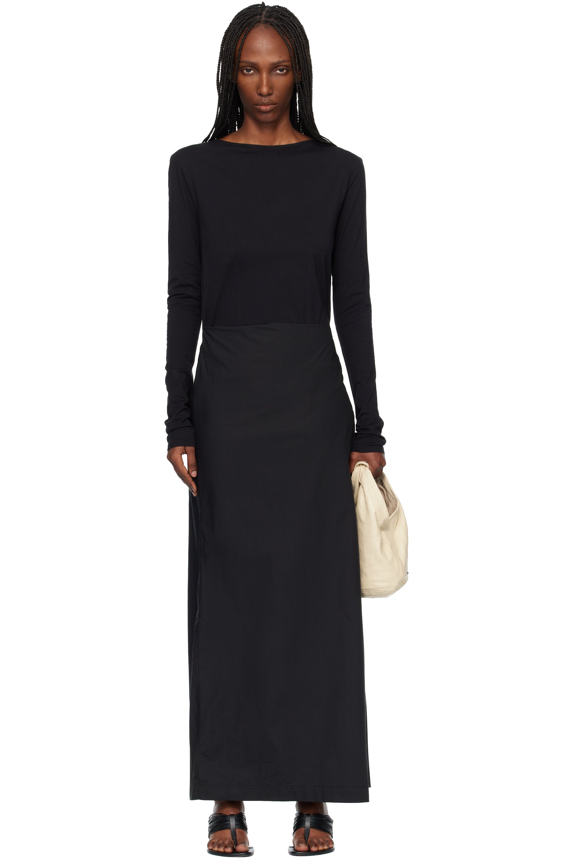 OUR LEGACY - Black Twisted Maxi Dress