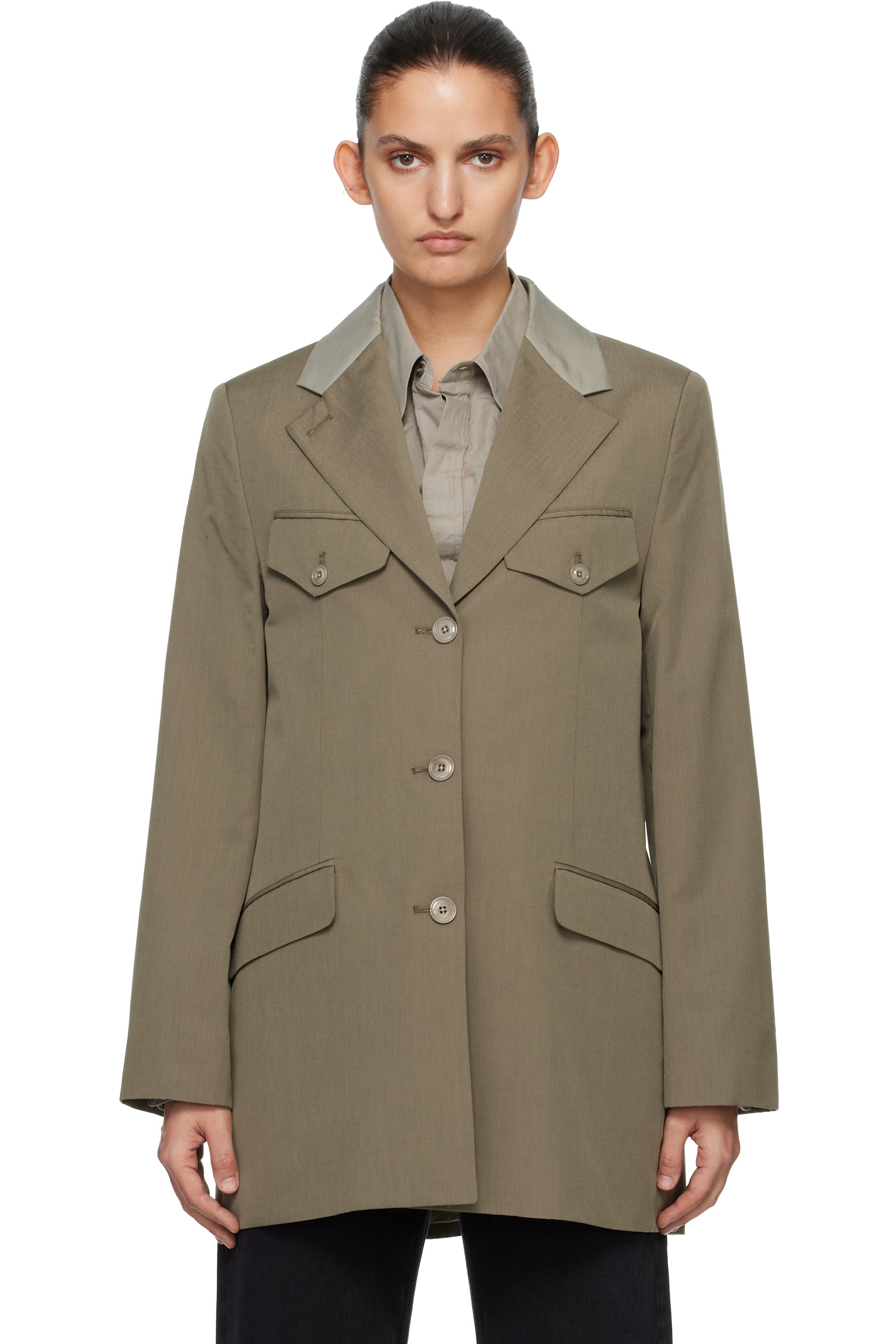 OUR LEGACY - Khaki Cruise Blazer