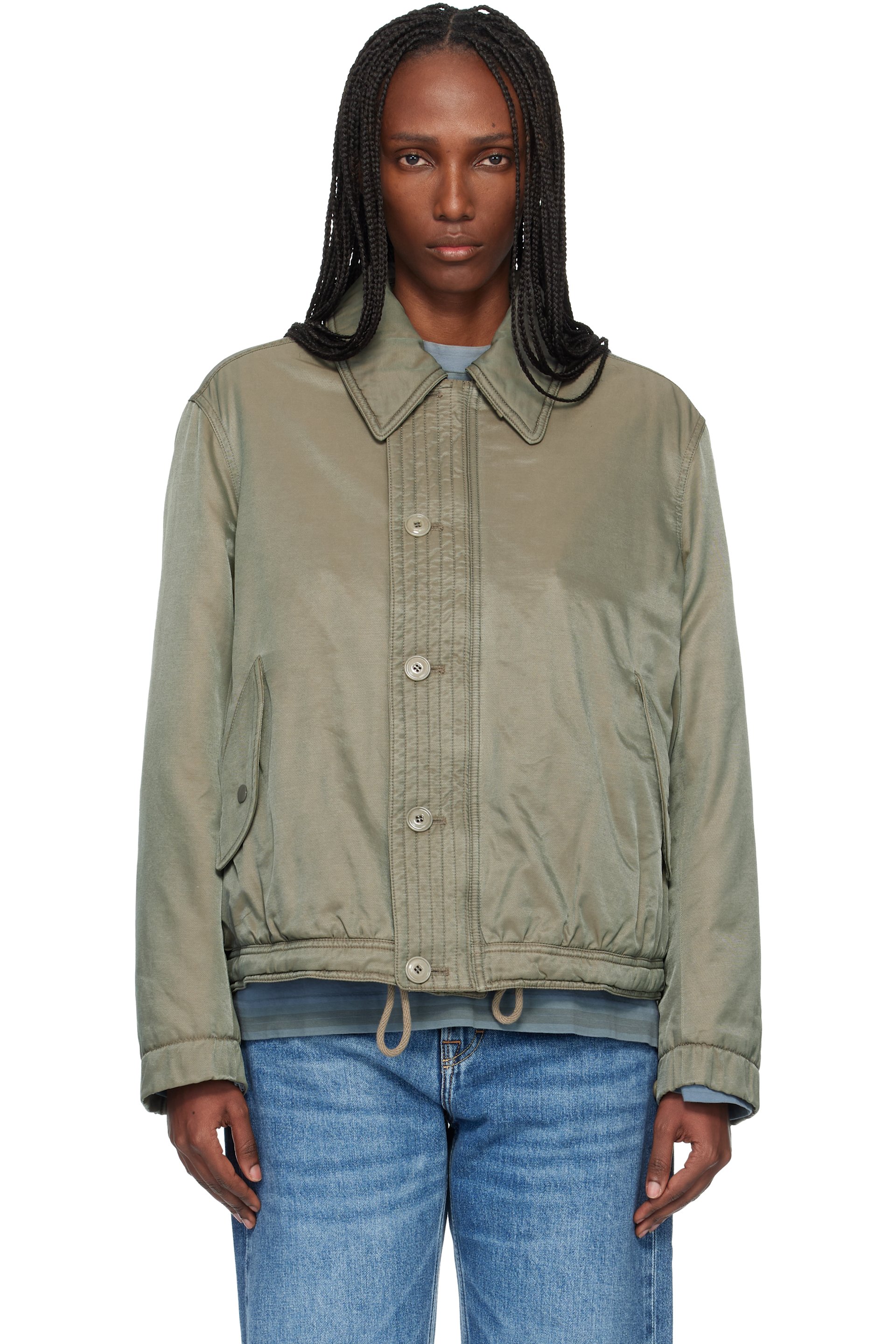 OUR LEGACY - Blouson Auto taupe