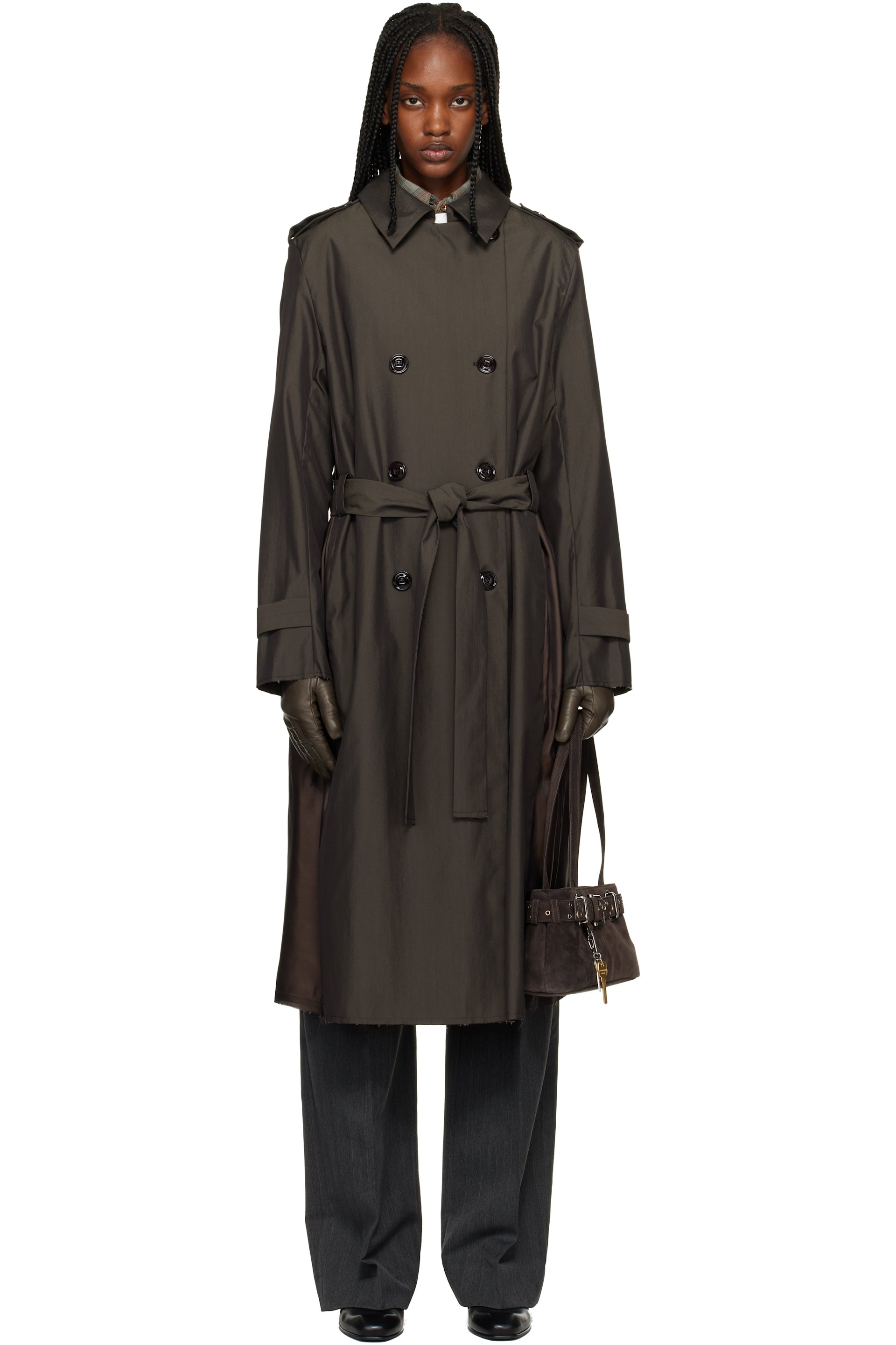 OUR LEGACY - Trench Origami brun