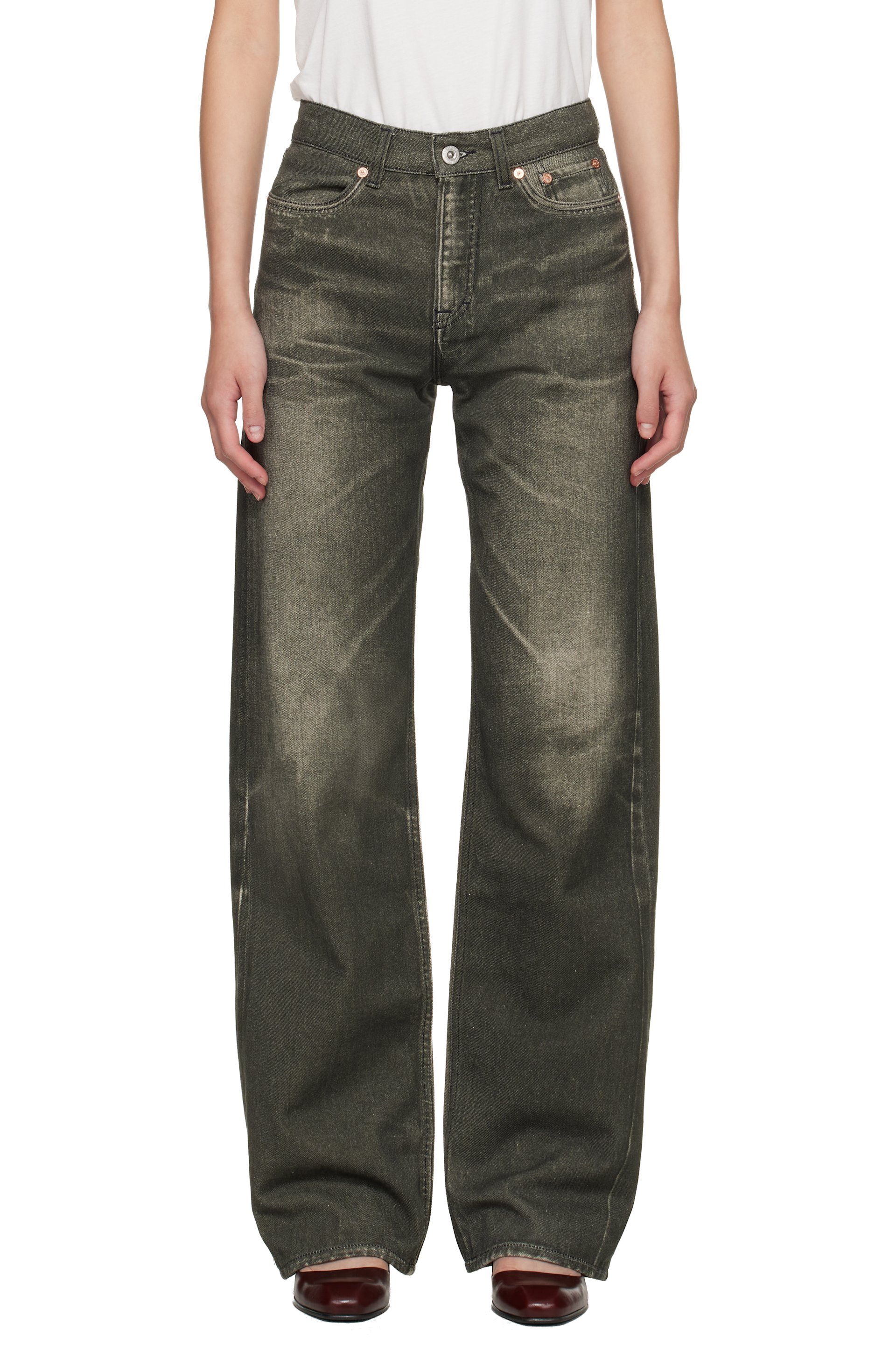 OUR LEGACY - Jean Wata Cut gris