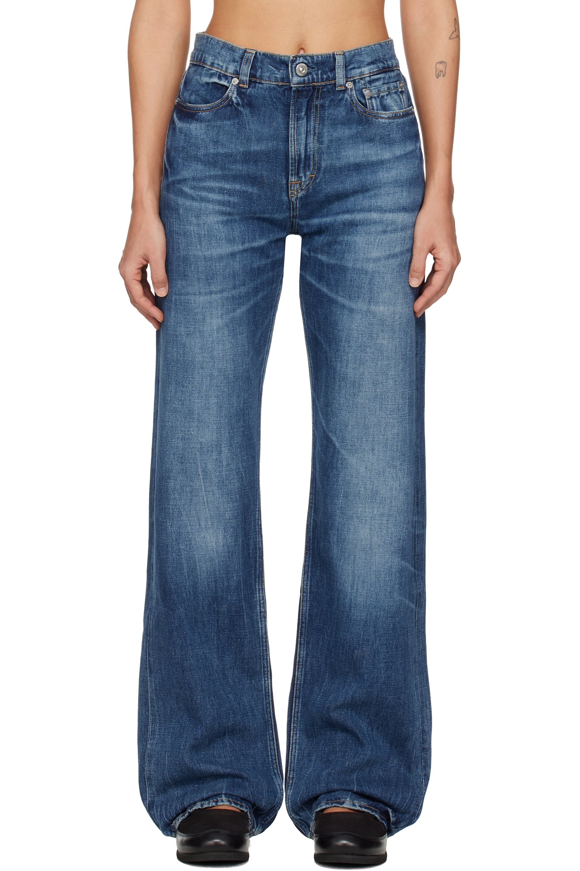 OUR LEGACY - Jean Wata Cut indigo