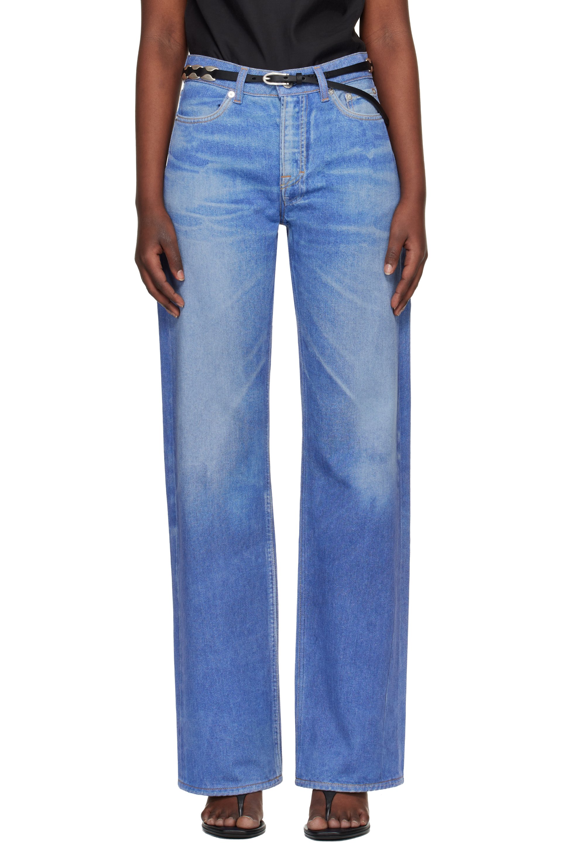 OUR LEGACY - Jean Wata Cut bleu