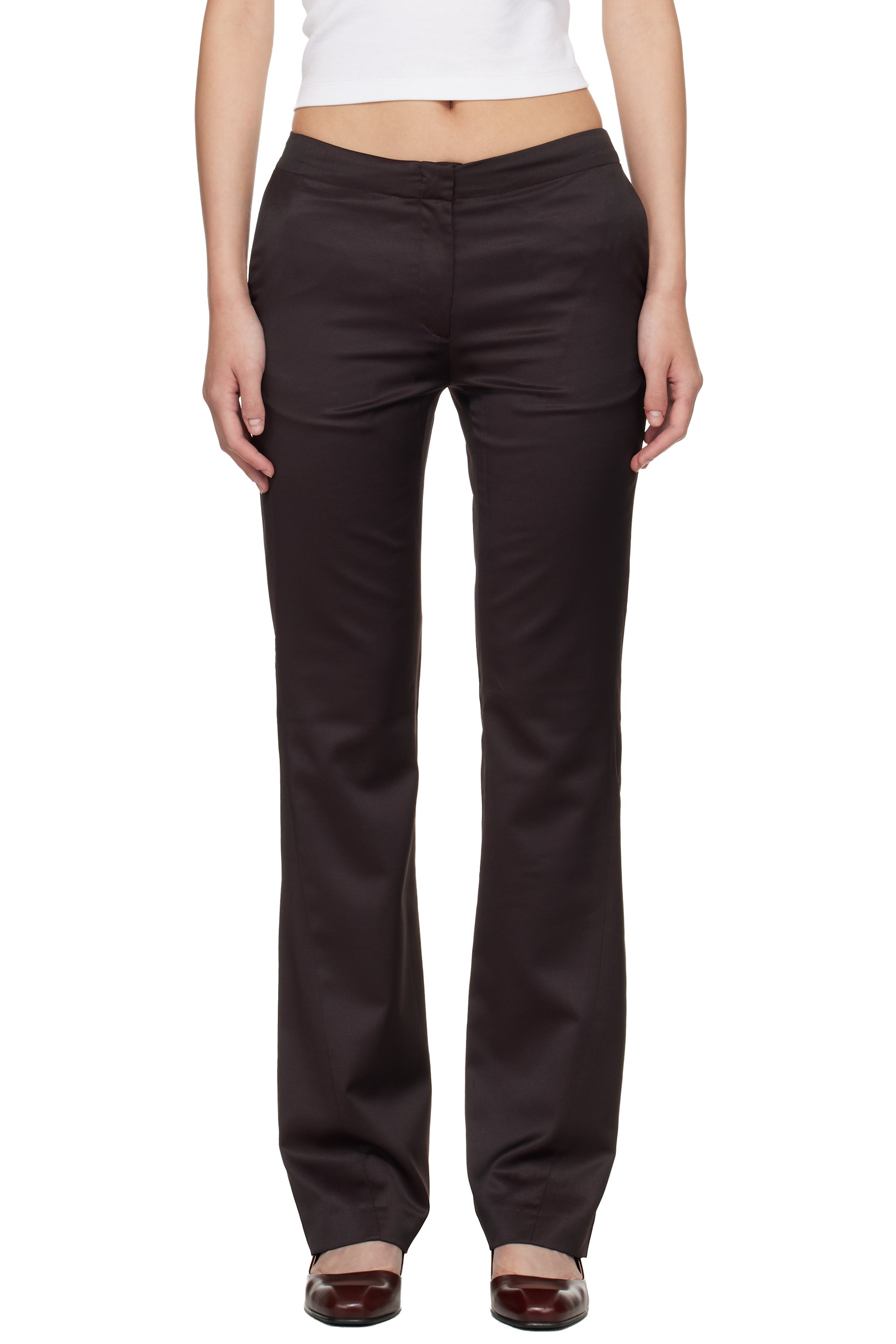 OUR LEGACY - Pantalon Poise bourgogne