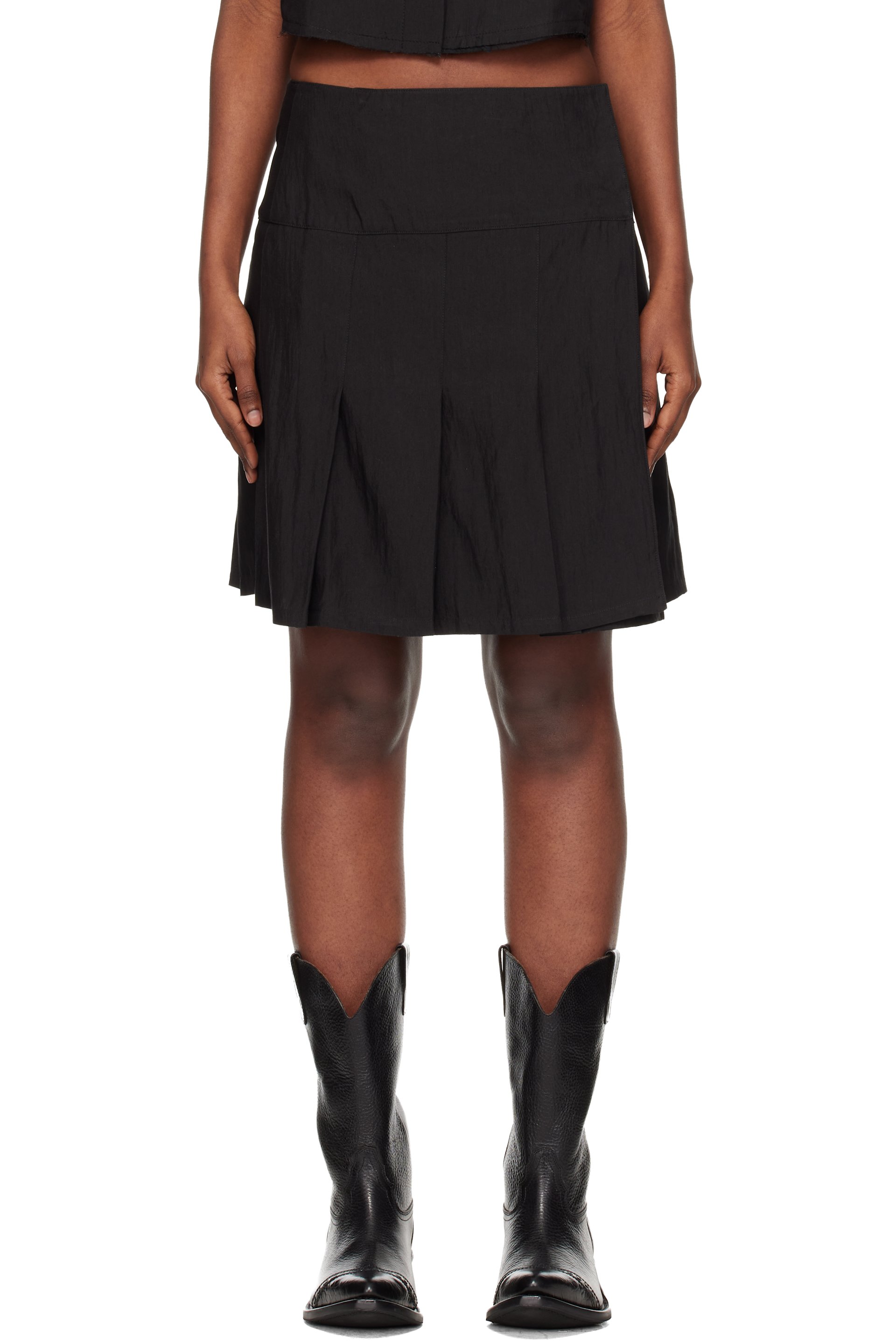 OUR LEGACY - Minijupe Girdle noire