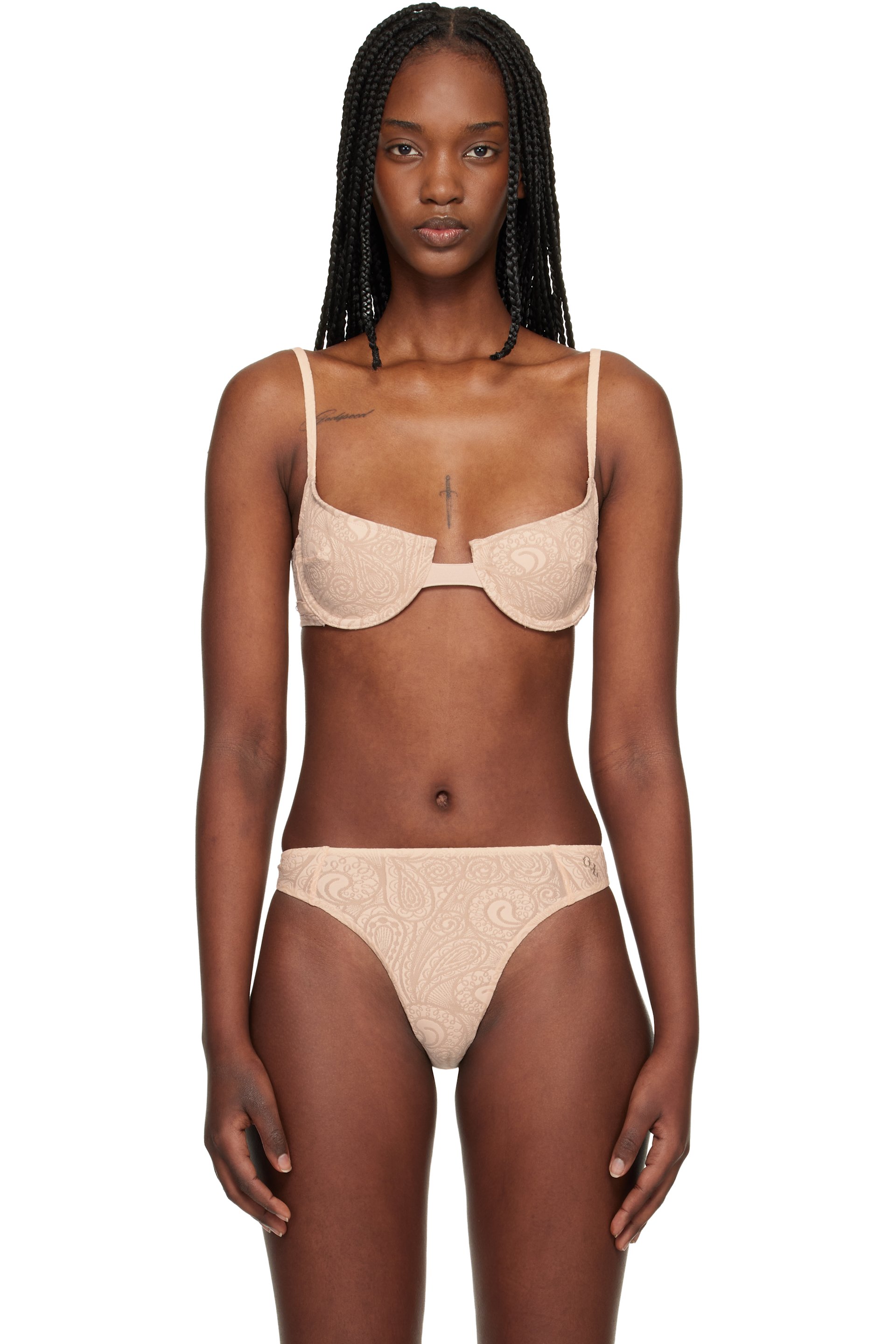 OUR LEGACY - Haut de bikini Meguro rose