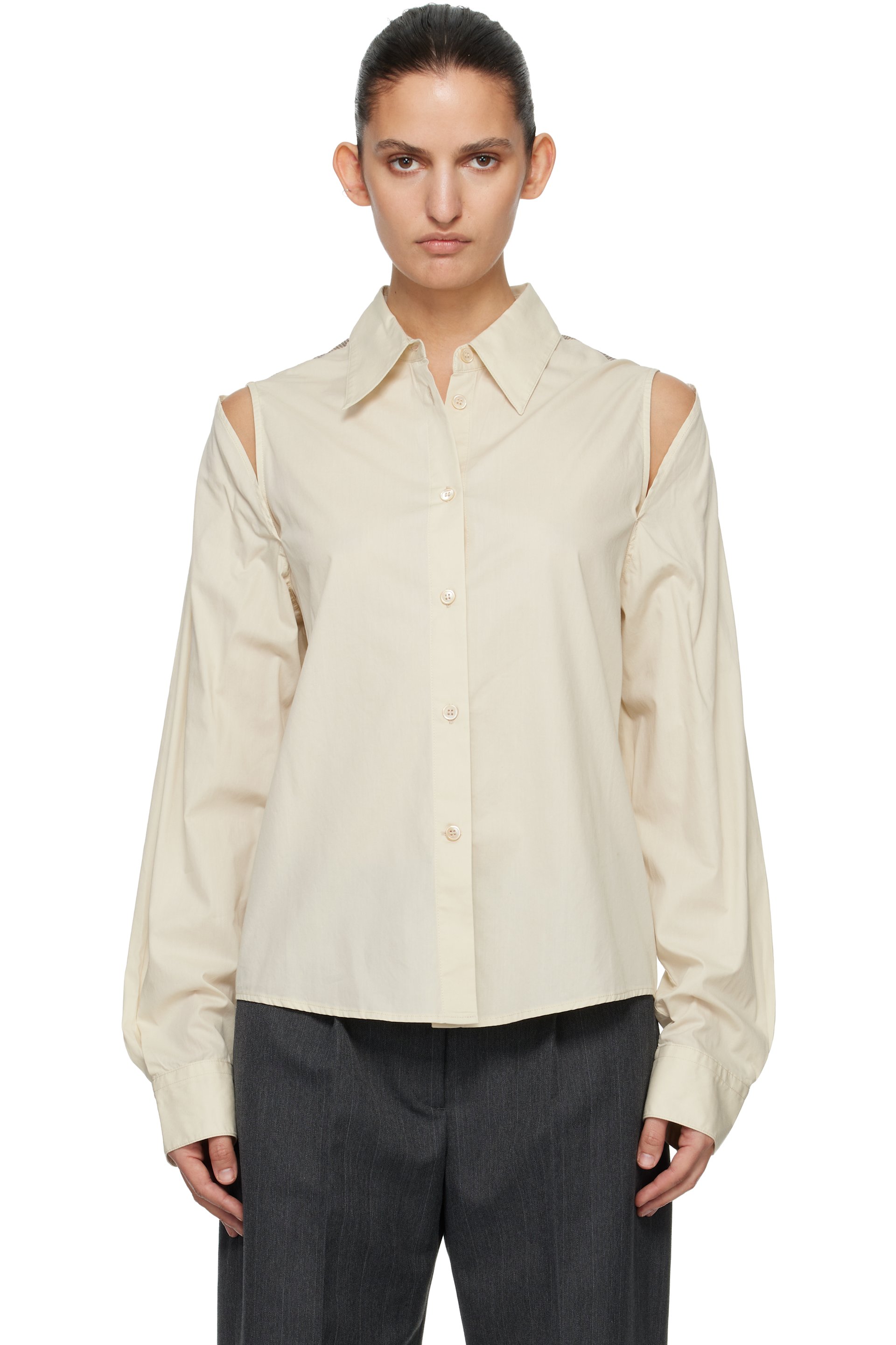 OUR LEGACY - Off-White Slip Shirt