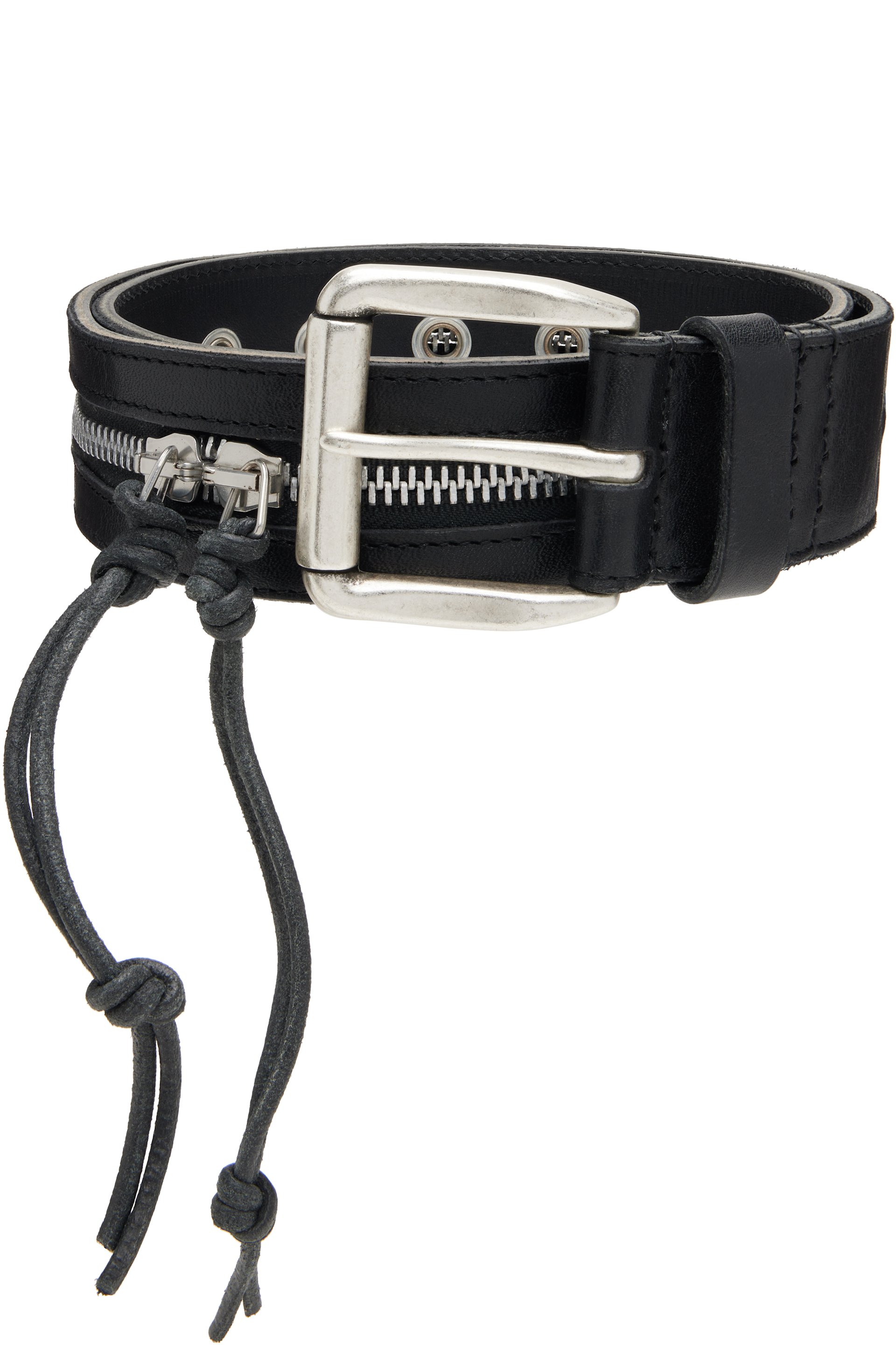 OUR LEGACY - Black Zipped Belt