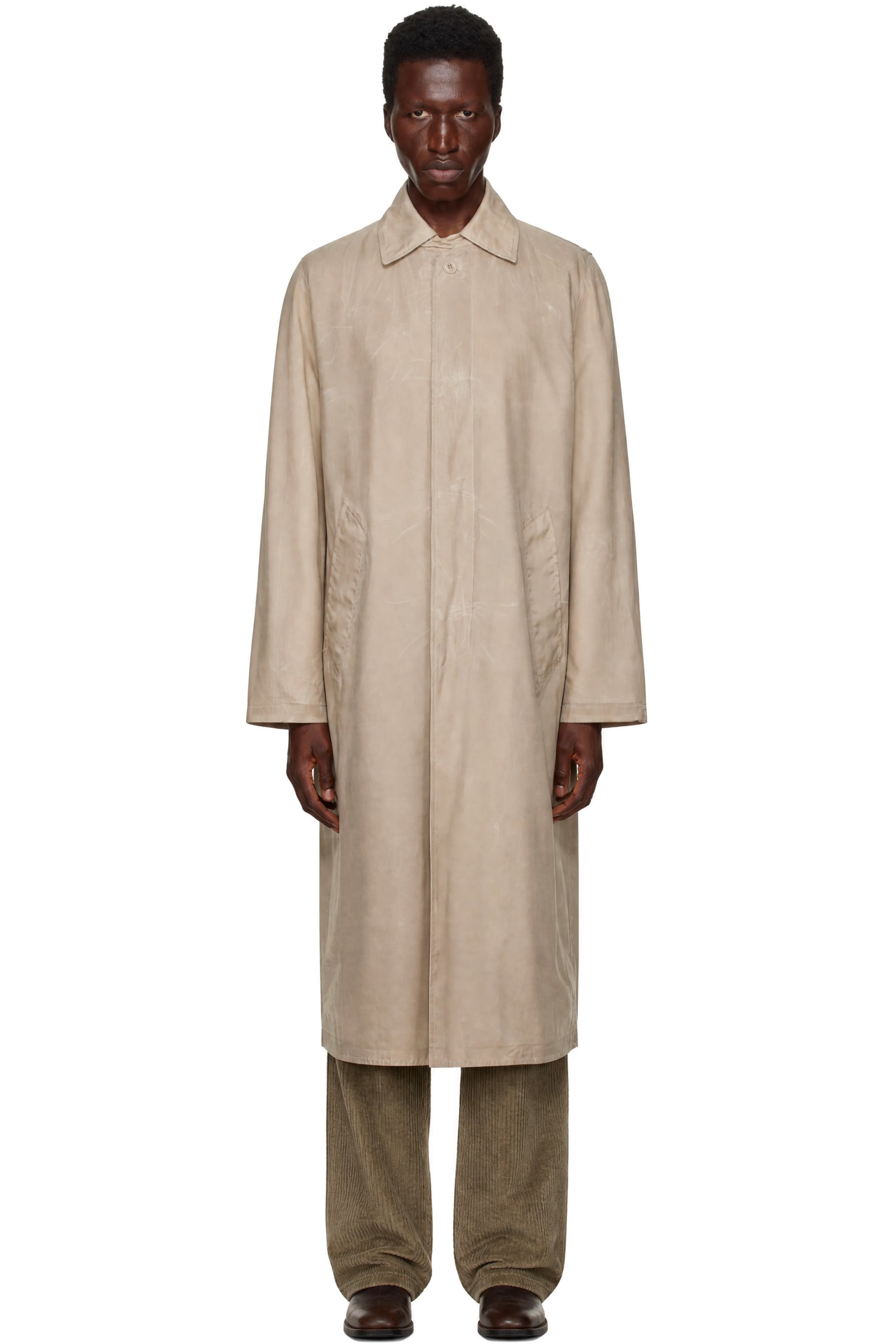 OUR LEGACY - Beige Cloak Car Coat
