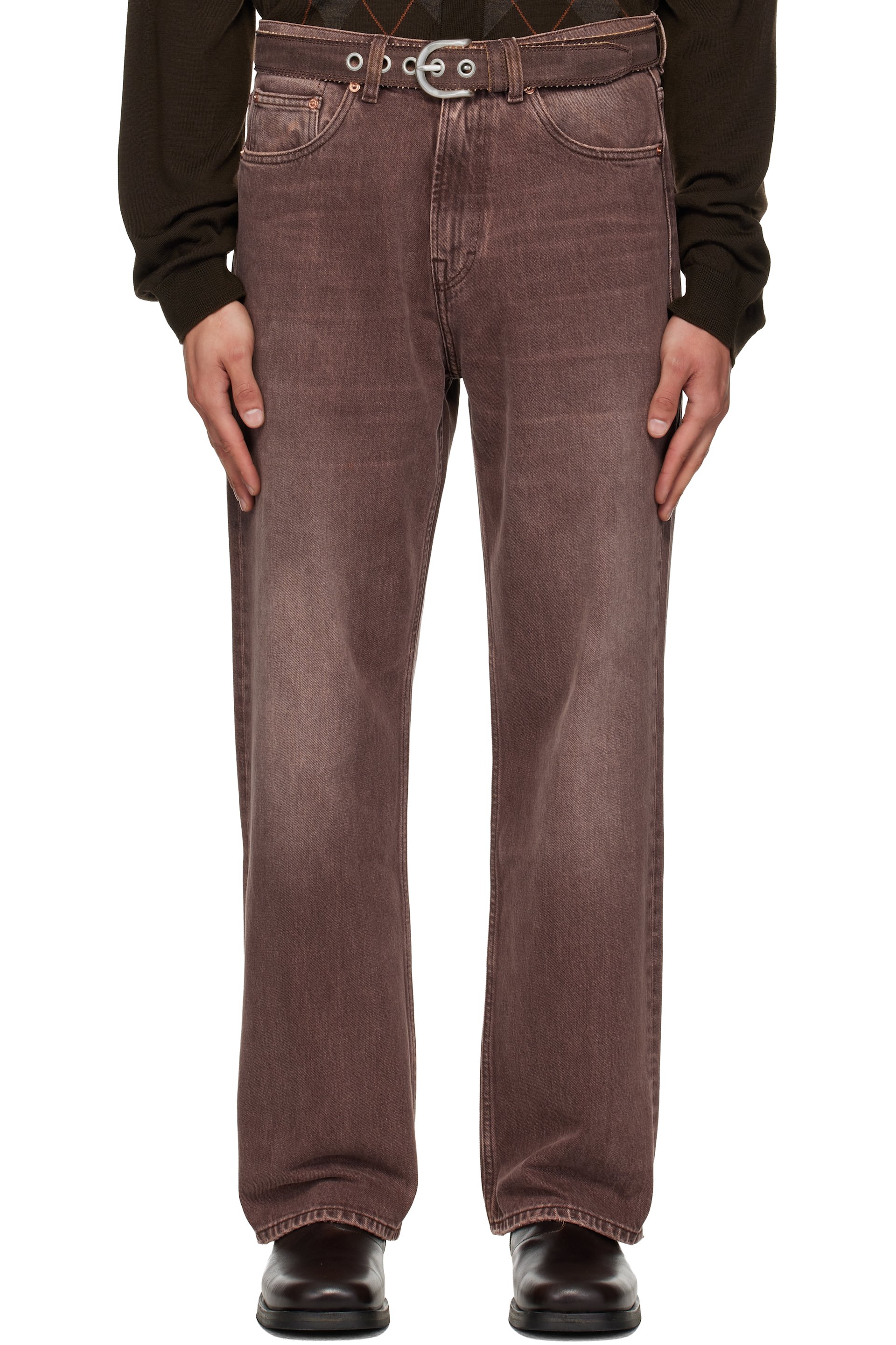 OUR LEGACY - Brown Third Cut Jeans