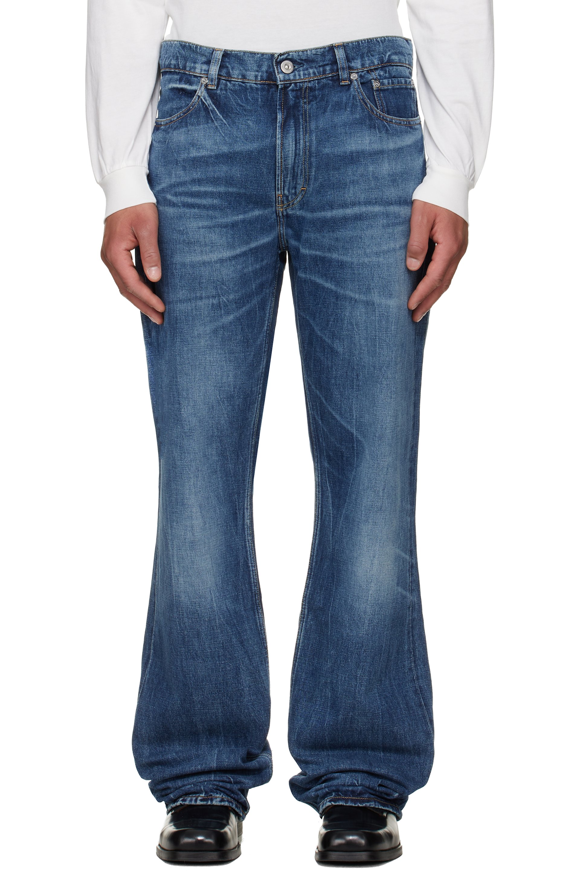 OUR LEGACY - Indigo Carlson Cut Jeans