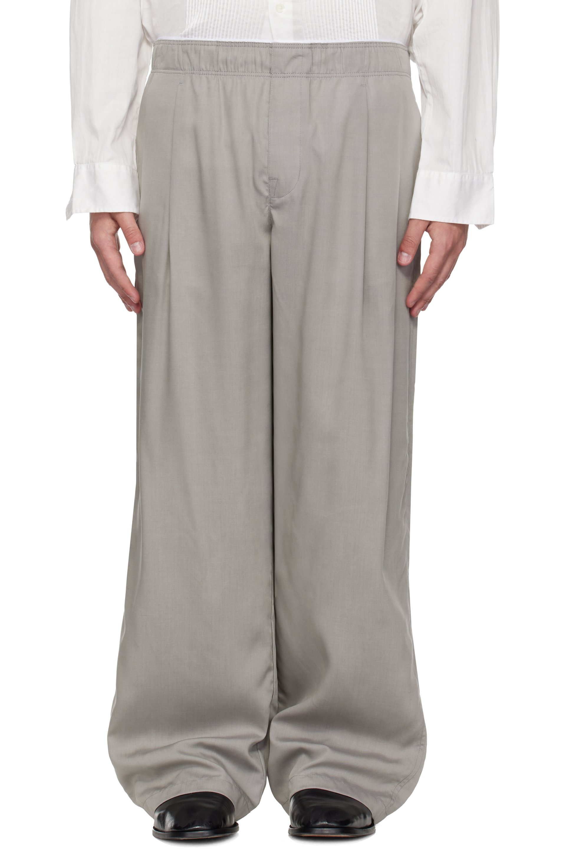 OUR LEGACY - Gray Leisure Trousers