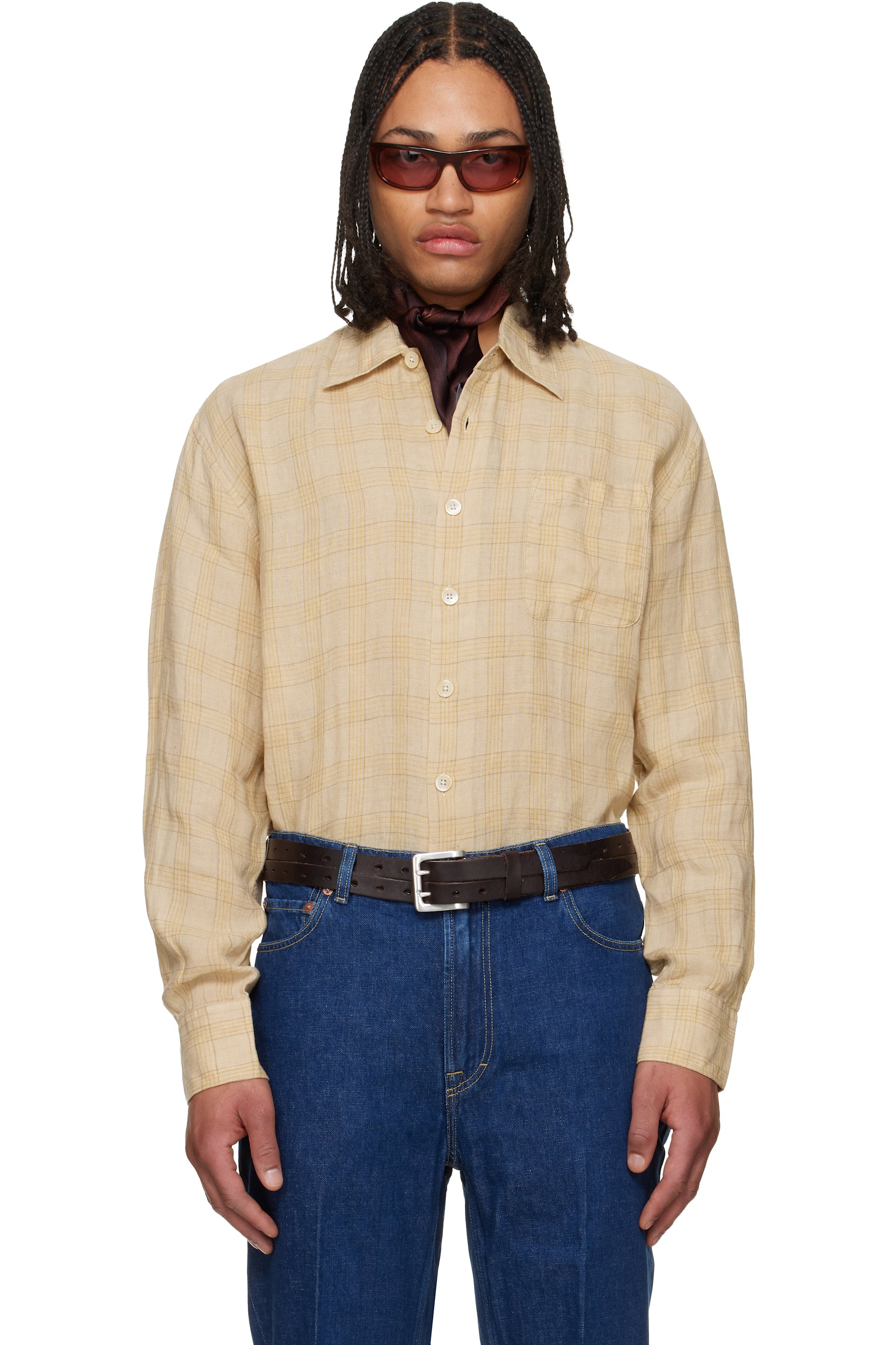 OUR LEGACY - Beige Above Shirt